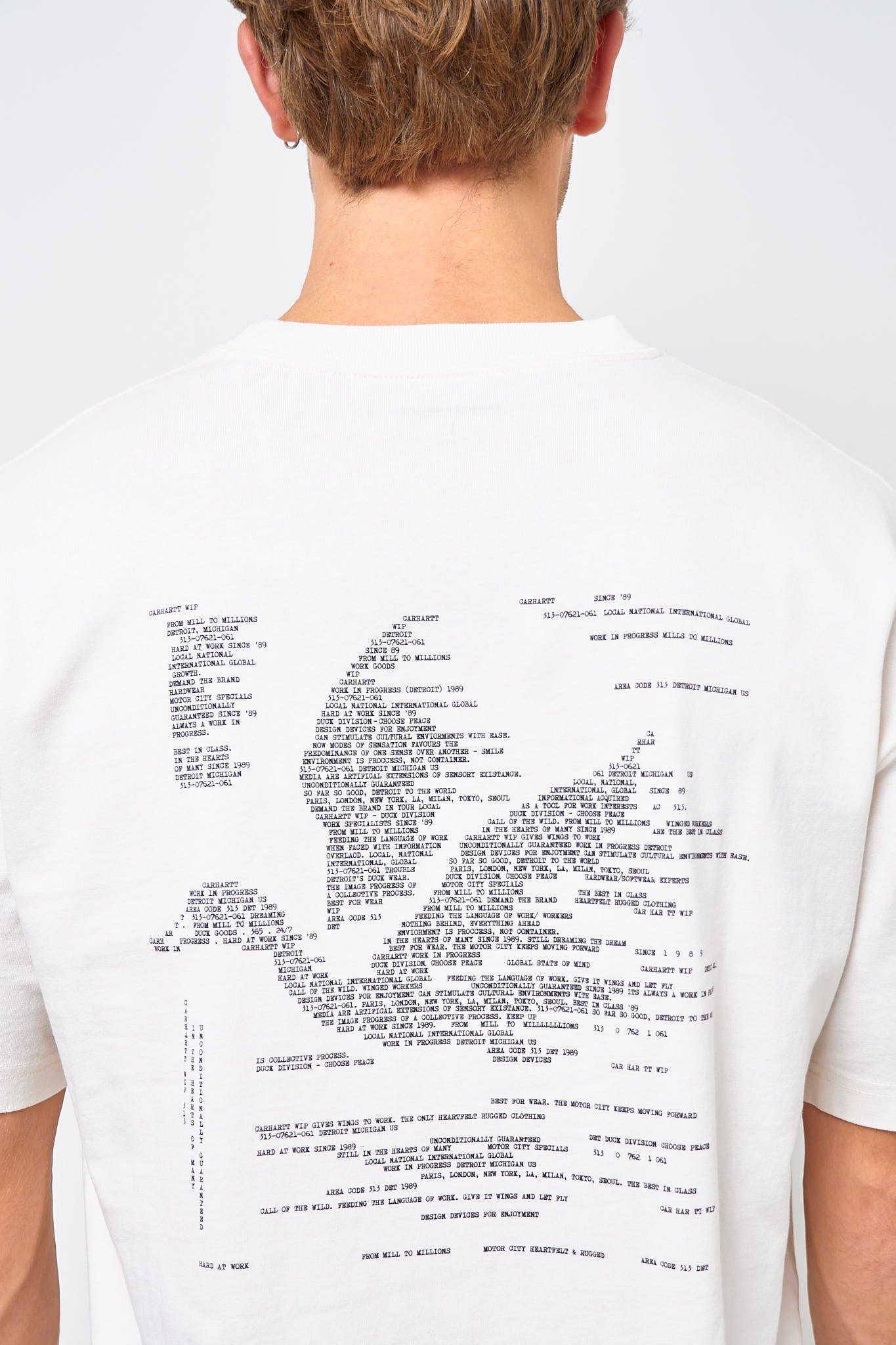 S/S Punched T-Shirt Wax