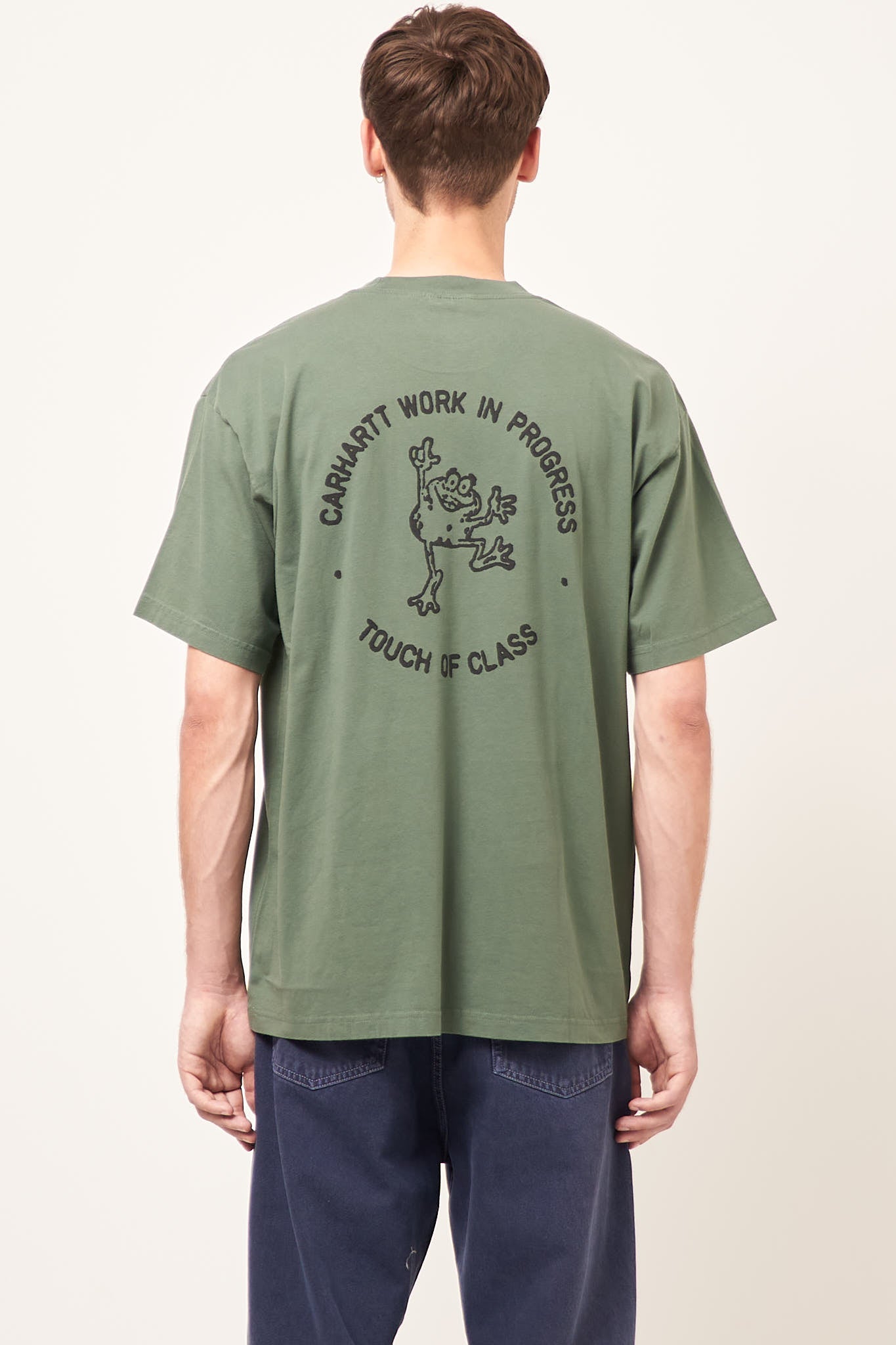 S/S Stamp T-Shirt Duck Green