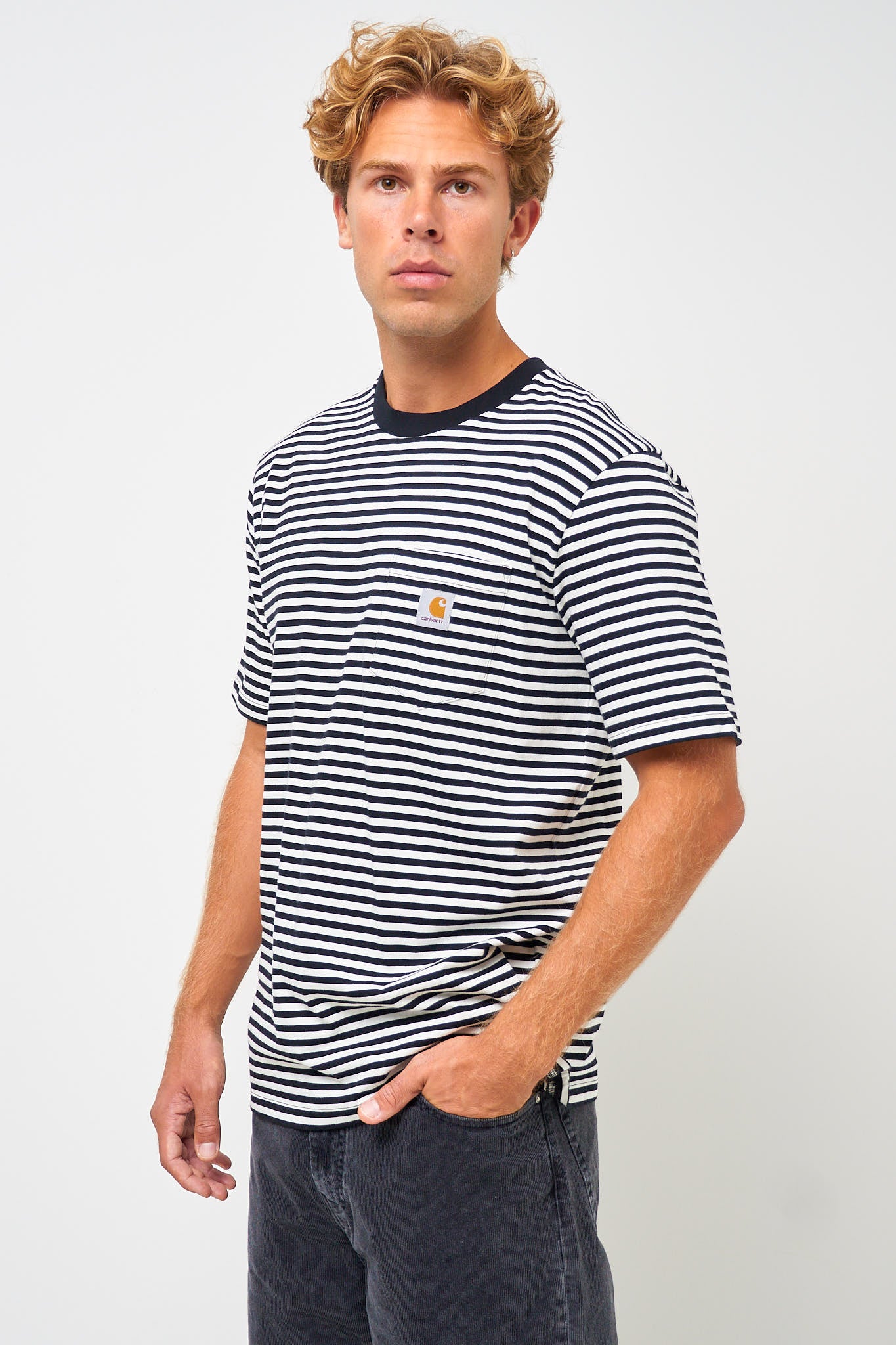 S/S Verner Pocket T-Shirt Black/Wax
