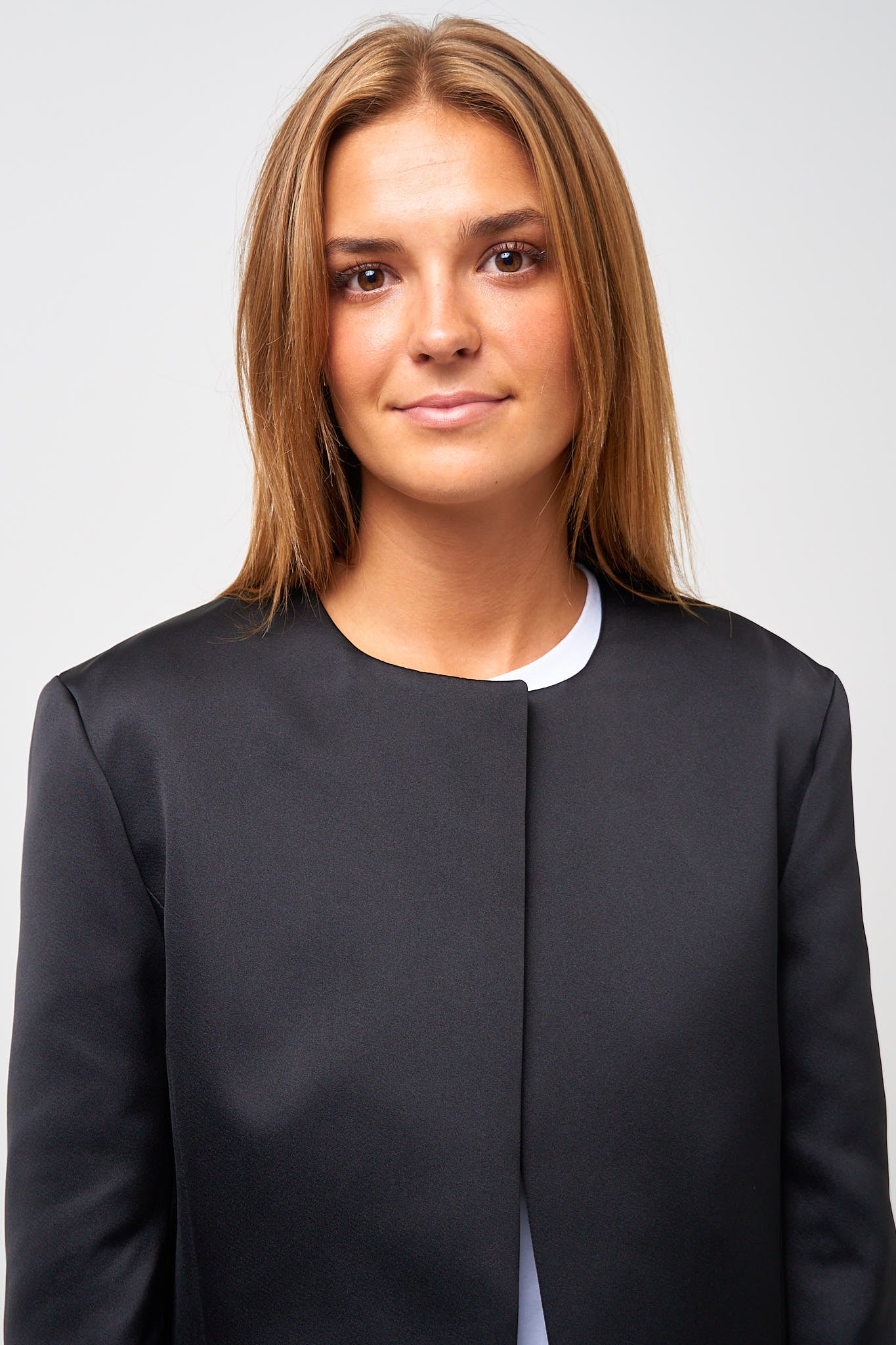 Satin Dinner Jacket Black