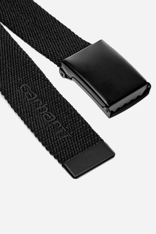 Script Belt Tonal Black