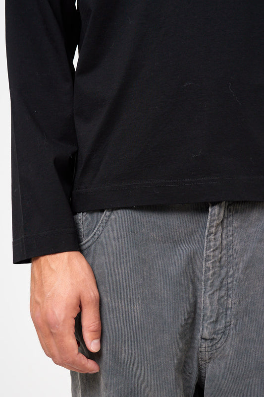 Seam L/S Tee Black