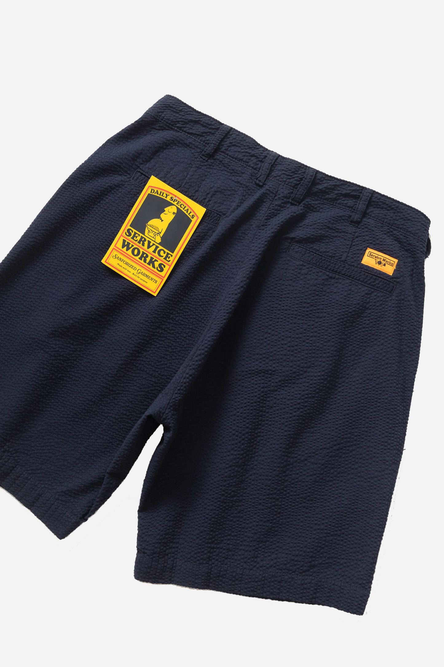Seersucker Part Timer Shorts Dark Navy