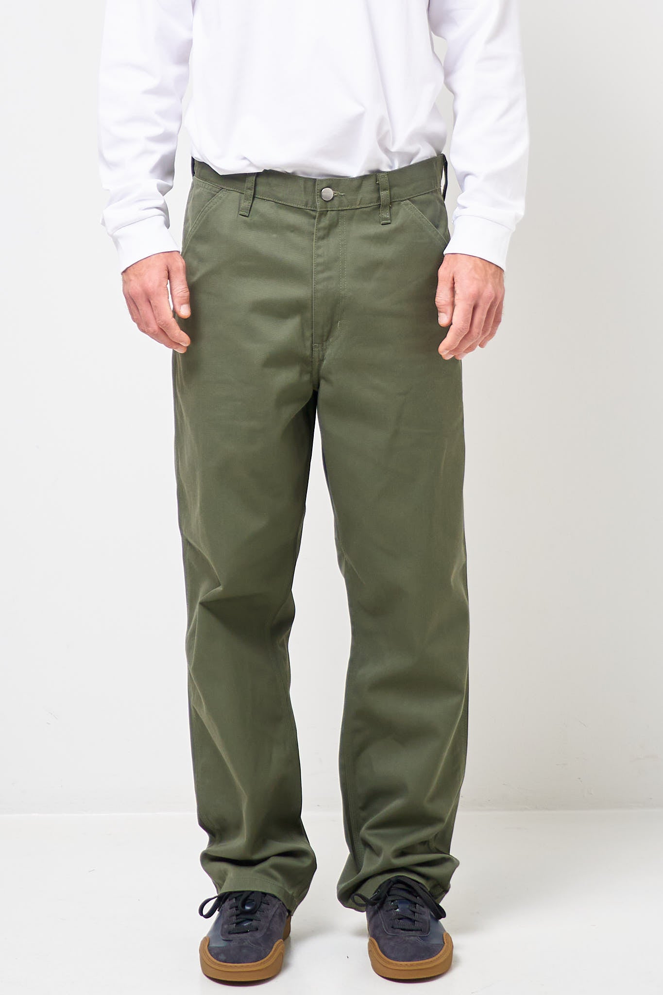 Simple Pant Leaf Rinsed