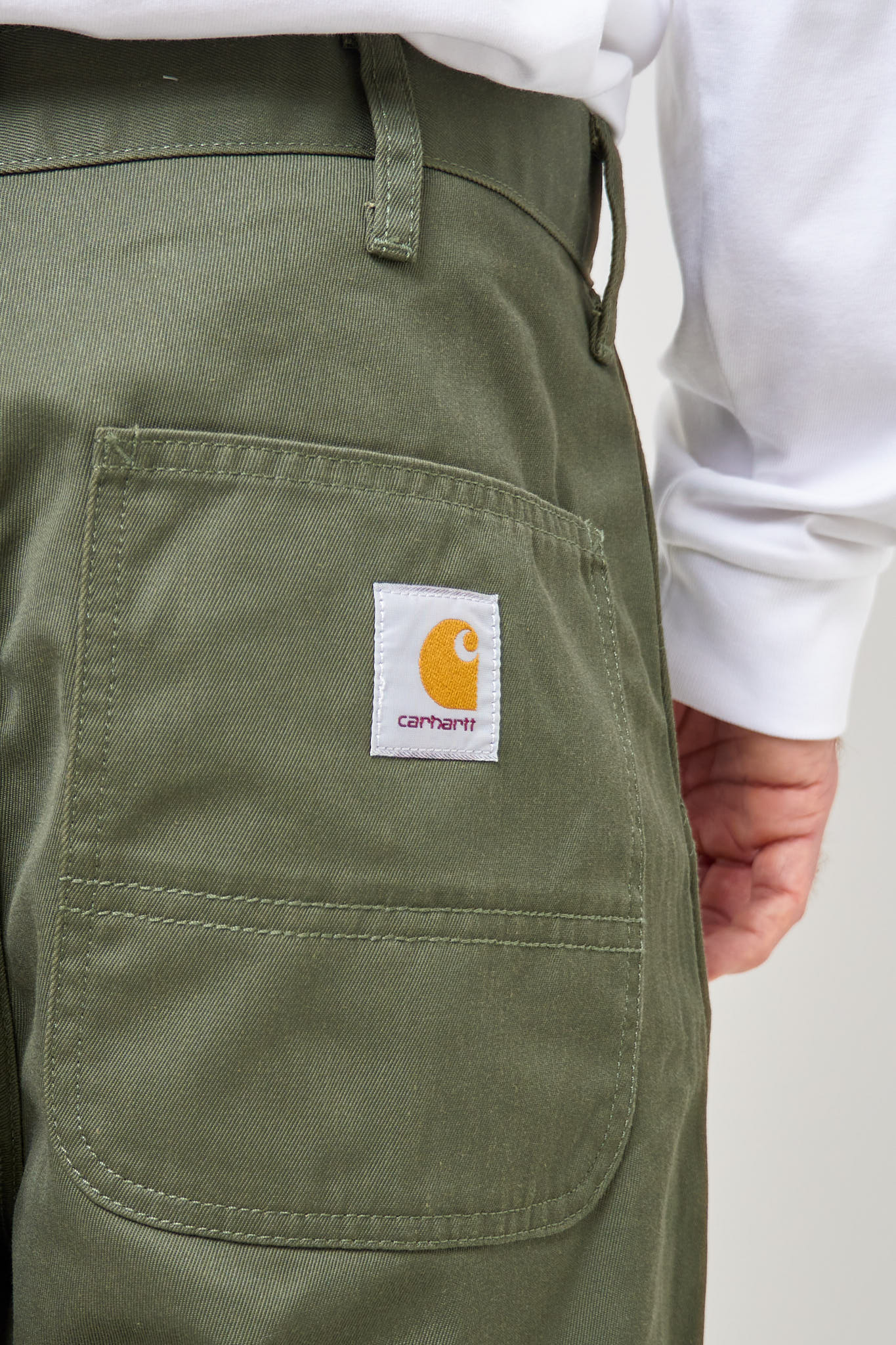 Simple Pant Leaf Rinsed