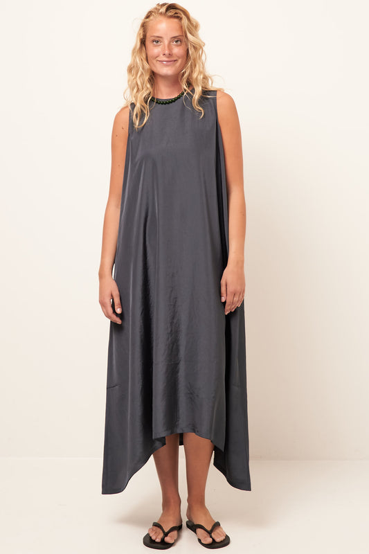 Sleeveless Dress Anthracite Grey