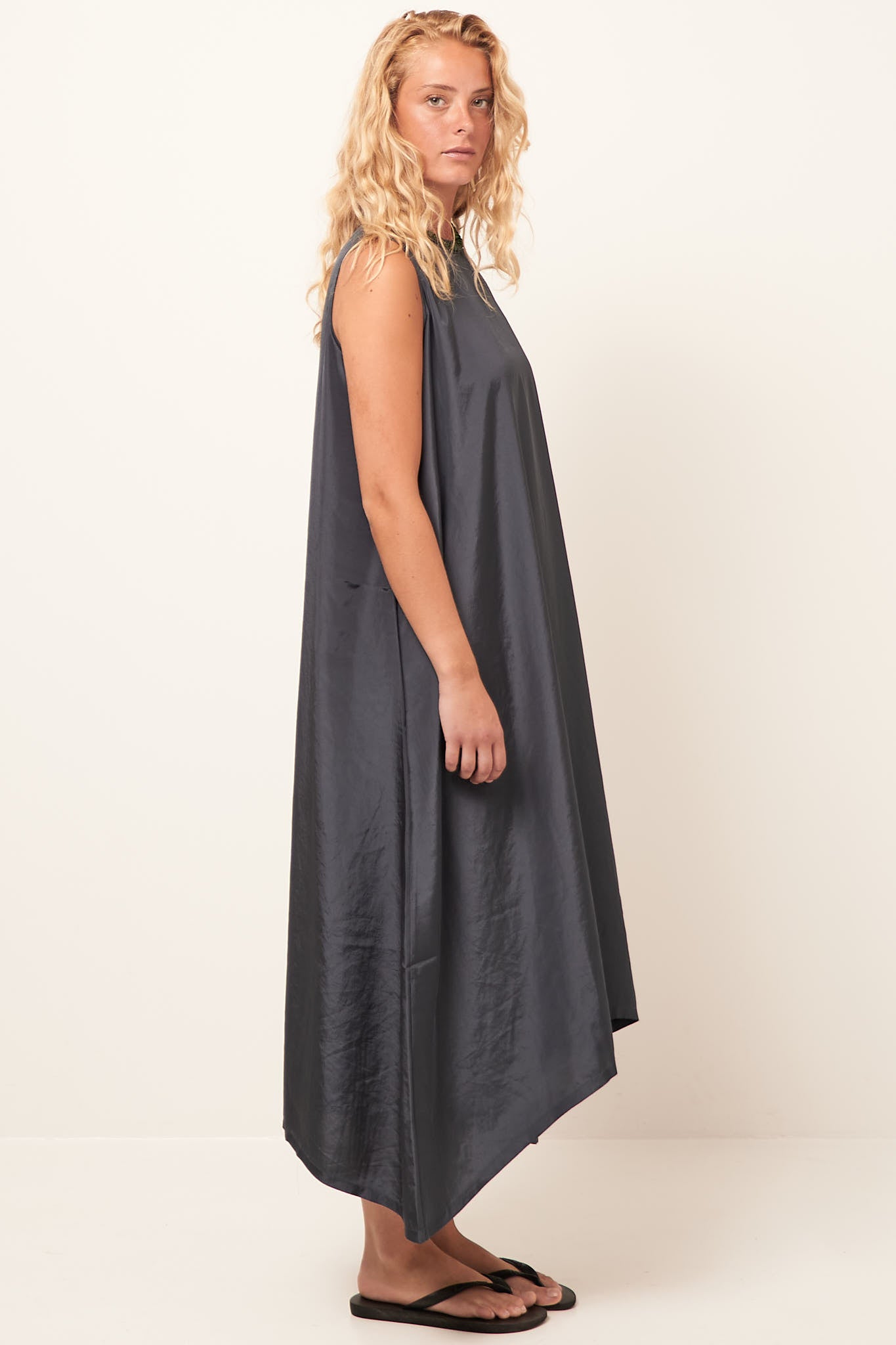 Sleeveless Dress Anthracite Grey