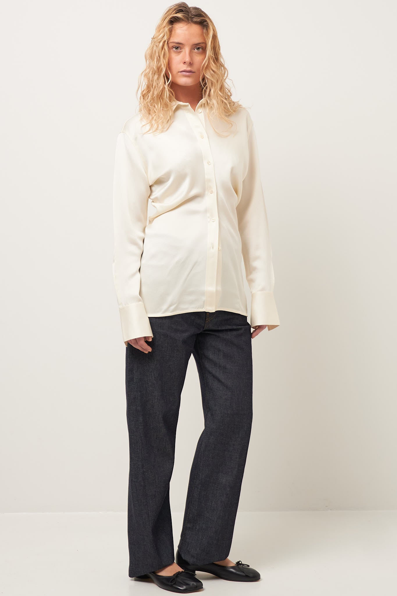 Slouch Waist Shirt Macadamia