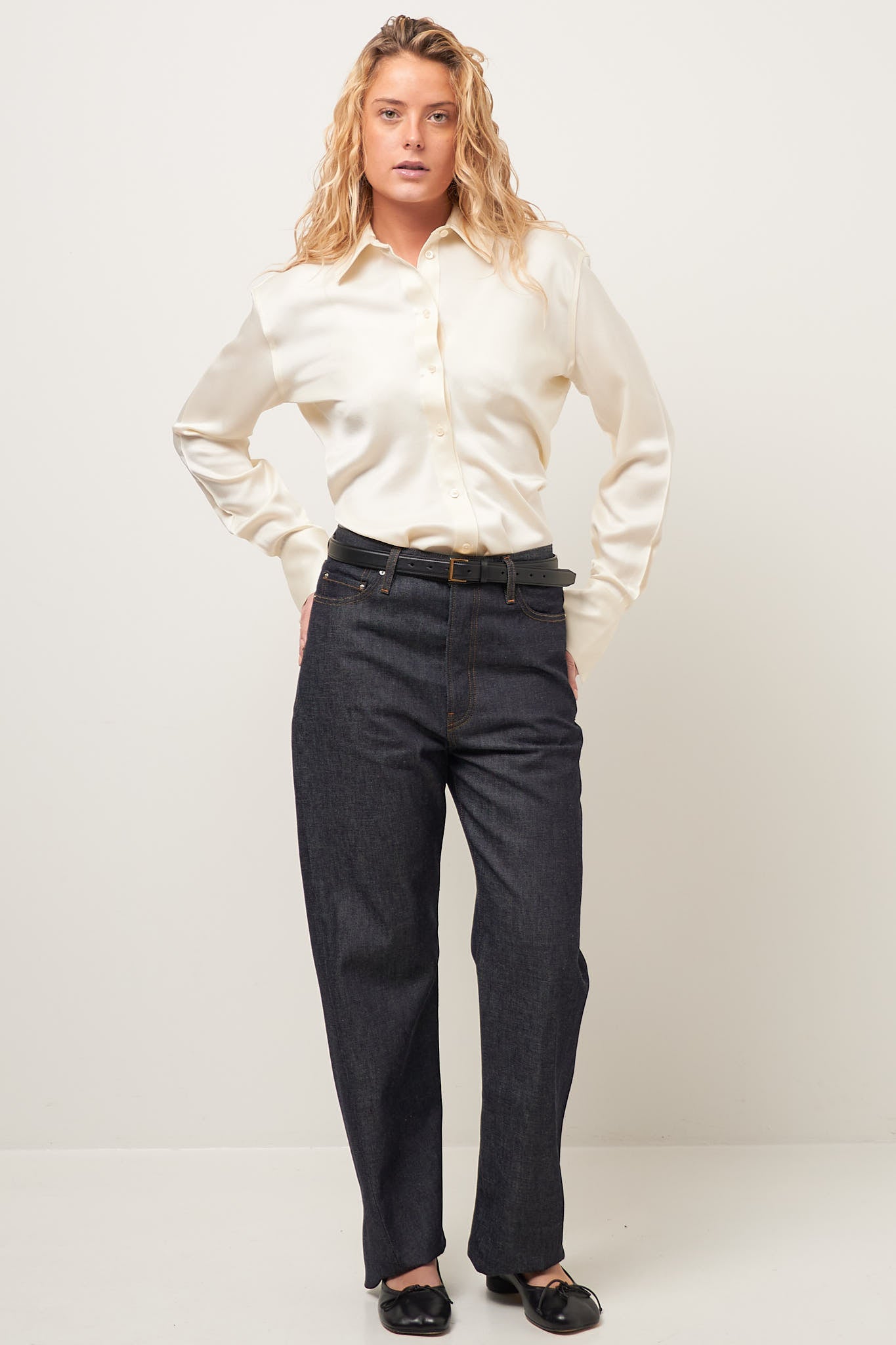 Slouch Waist Shirt Macadamia