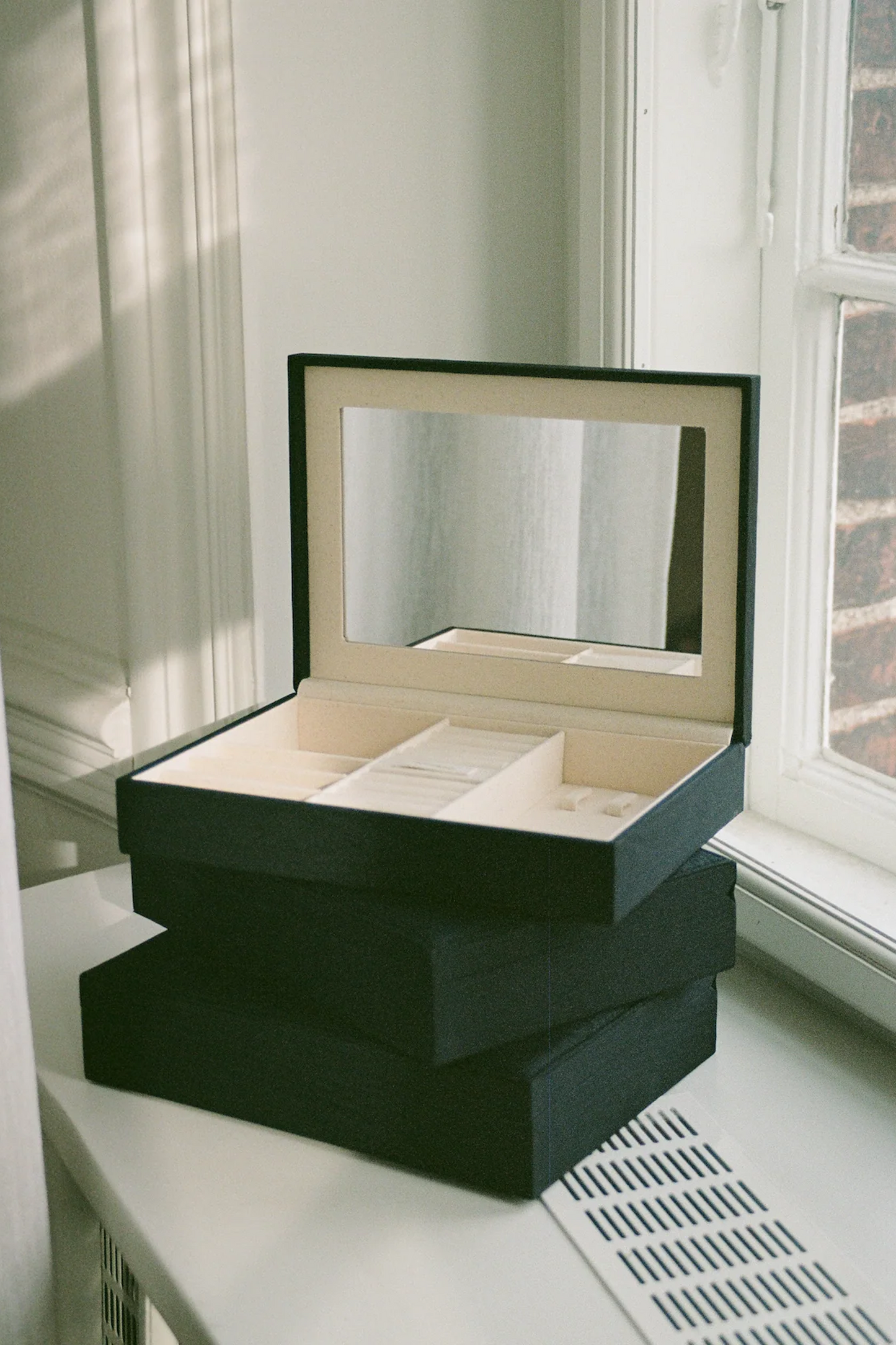 Jewelry Case Moiré Black