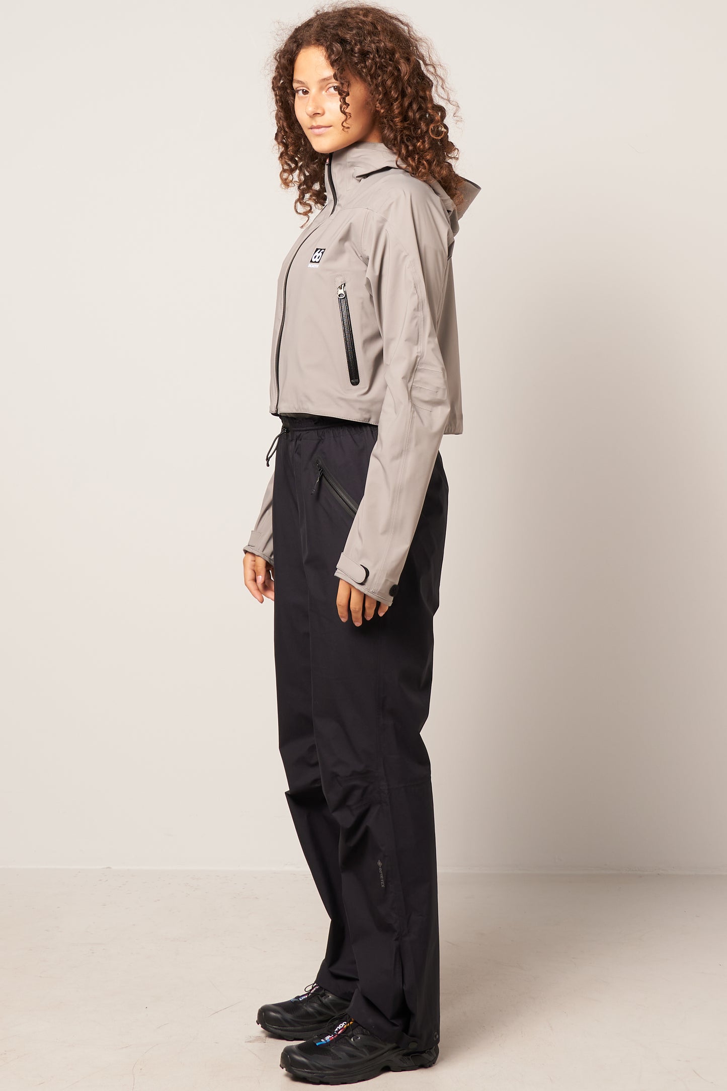 Snaefell W Cropped Neoshell Jacket Solid Grey