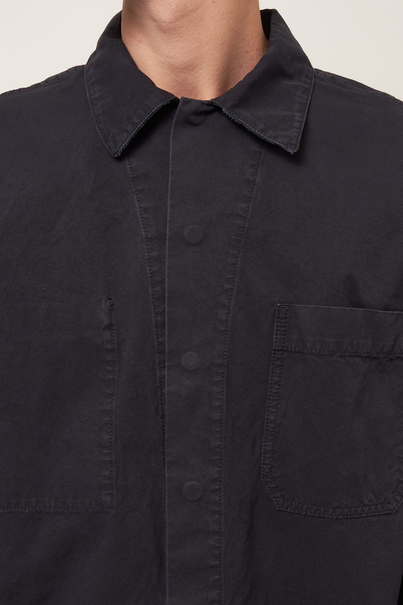 Sports Overshirt Washed Black