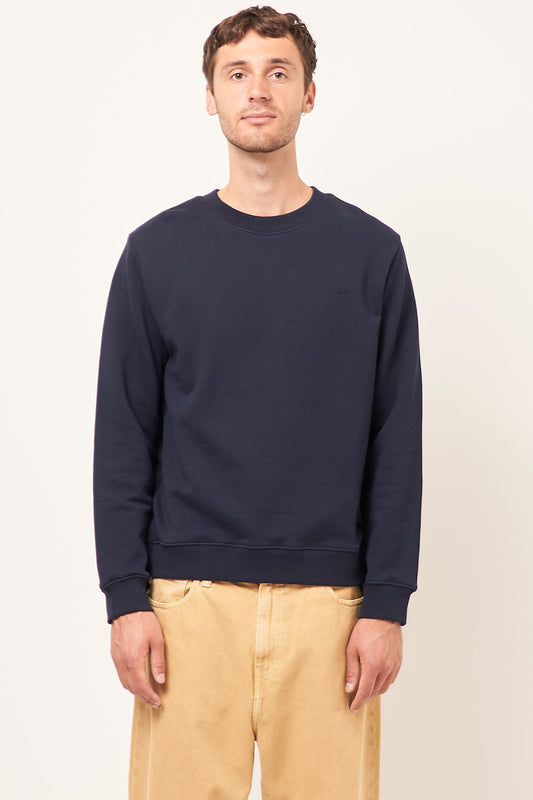 Standard APC Sweat Brodee Dark Navy