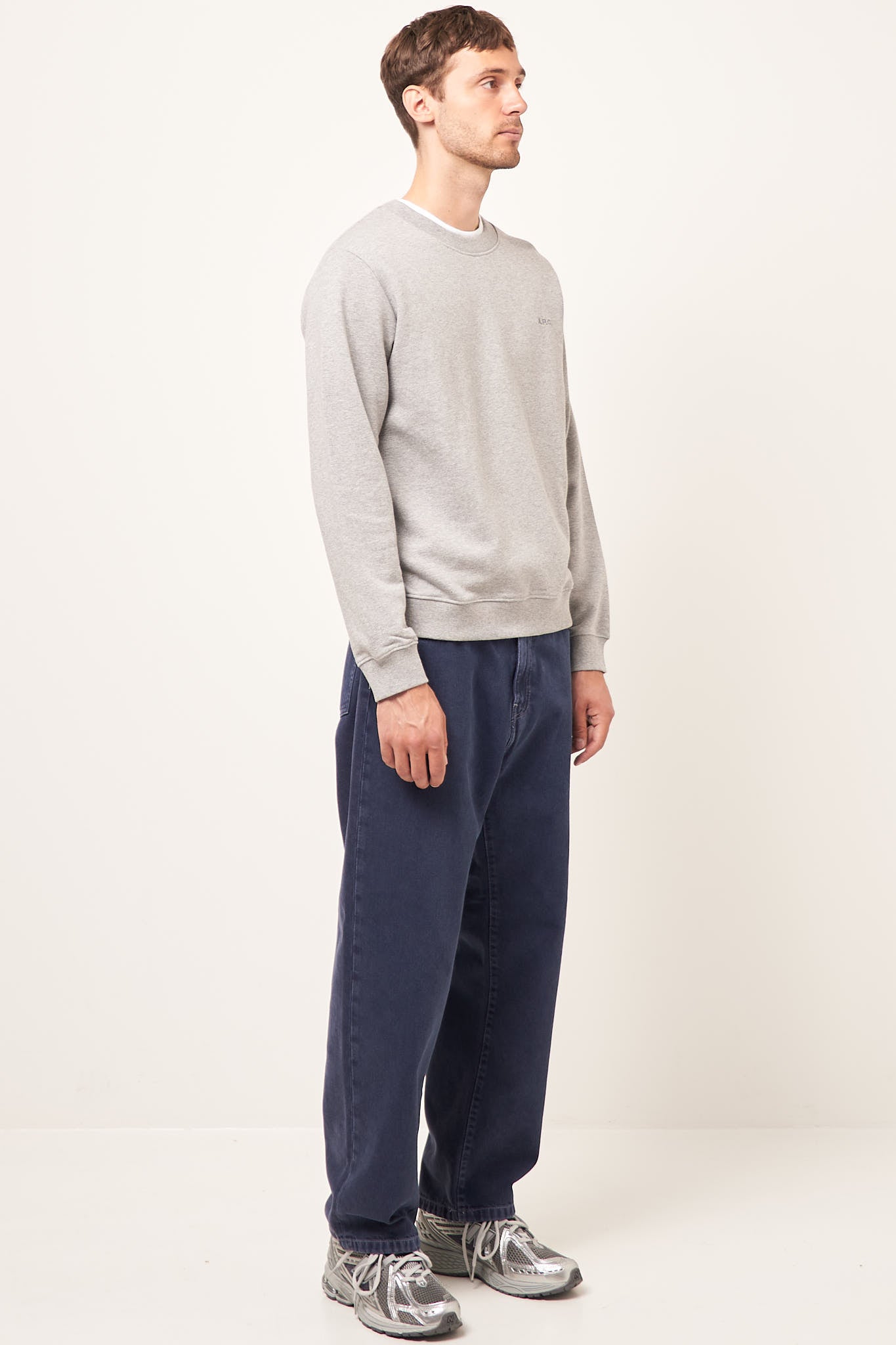 Standard APC Sweat Brodee Grey Melange