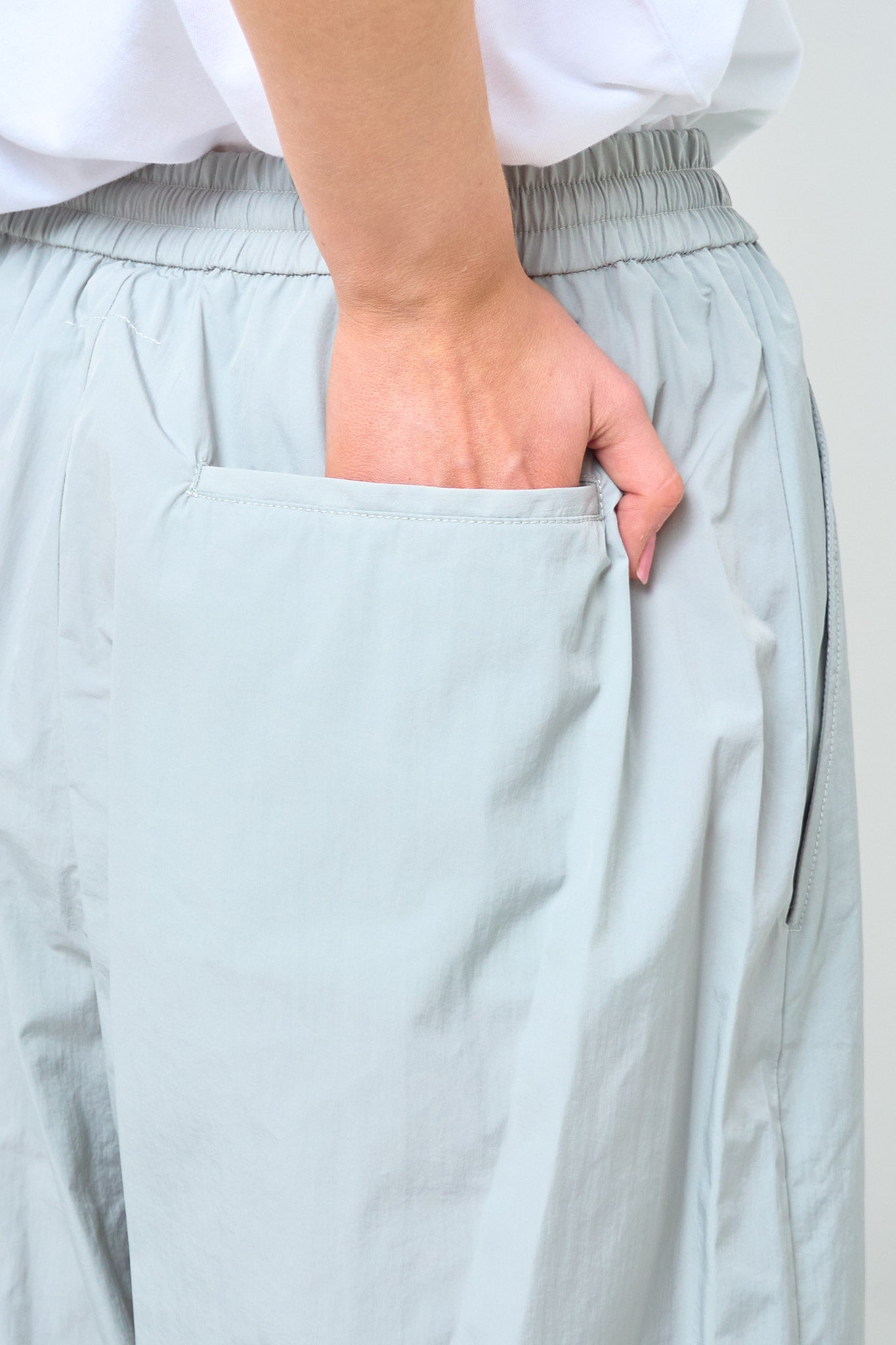 Straight Leg Track Pants Grey