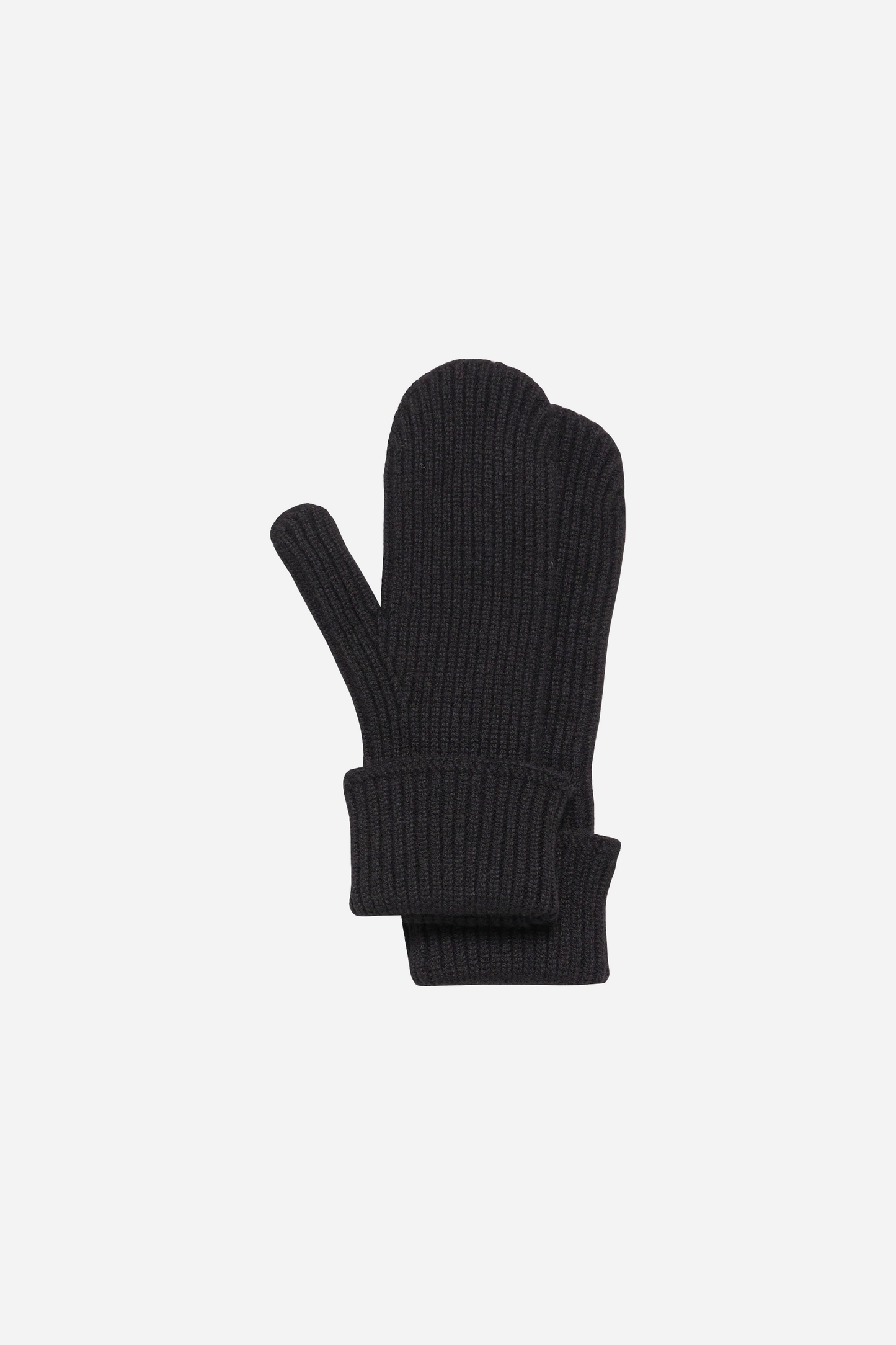 Emma Cashmere Mittens Black