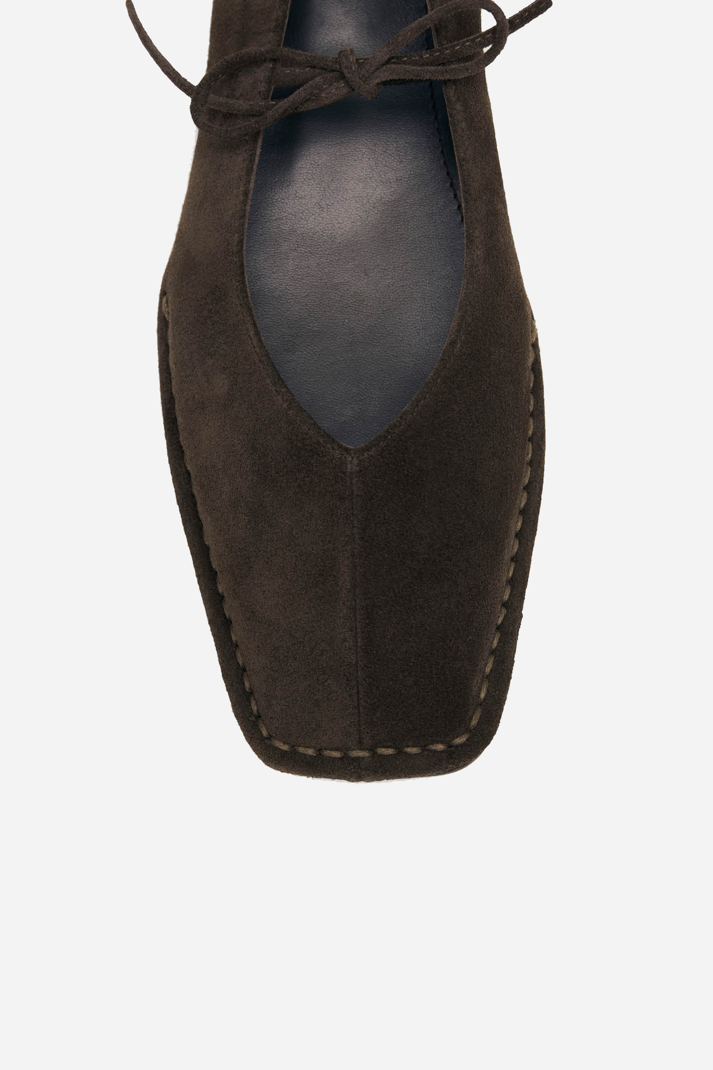 Sway Suede Ballet Flats Coffee Brown