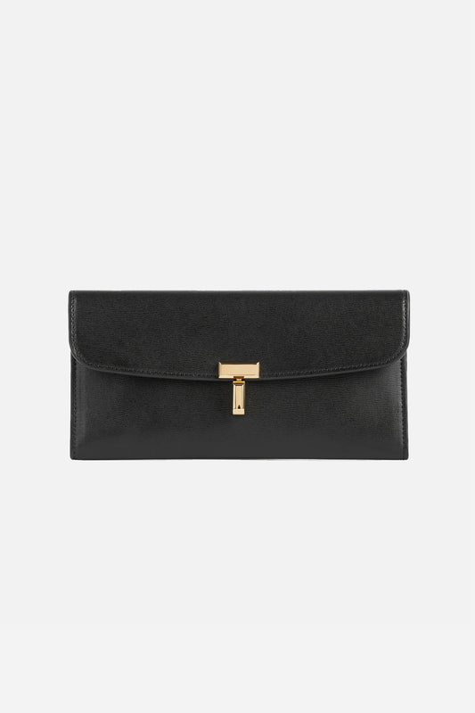 T-Lock Leather Wallet Black