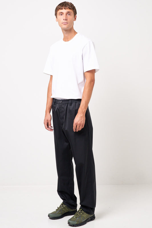 Technical Taffeta Trousers Black