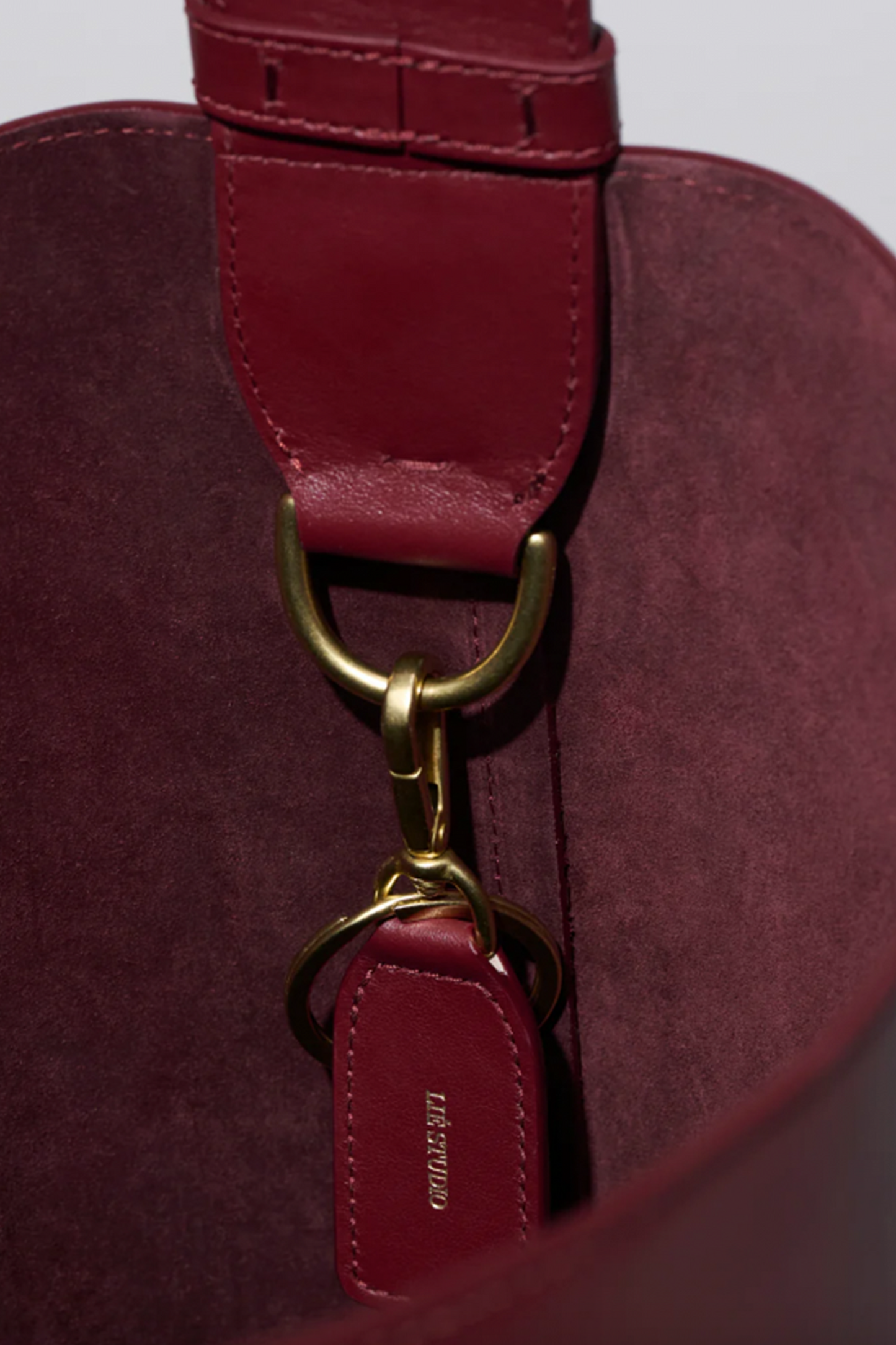 The Norma Tote Burgundy Red