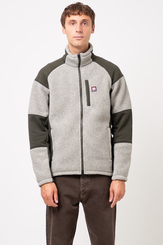 Tindur Shearling Jacket Stone