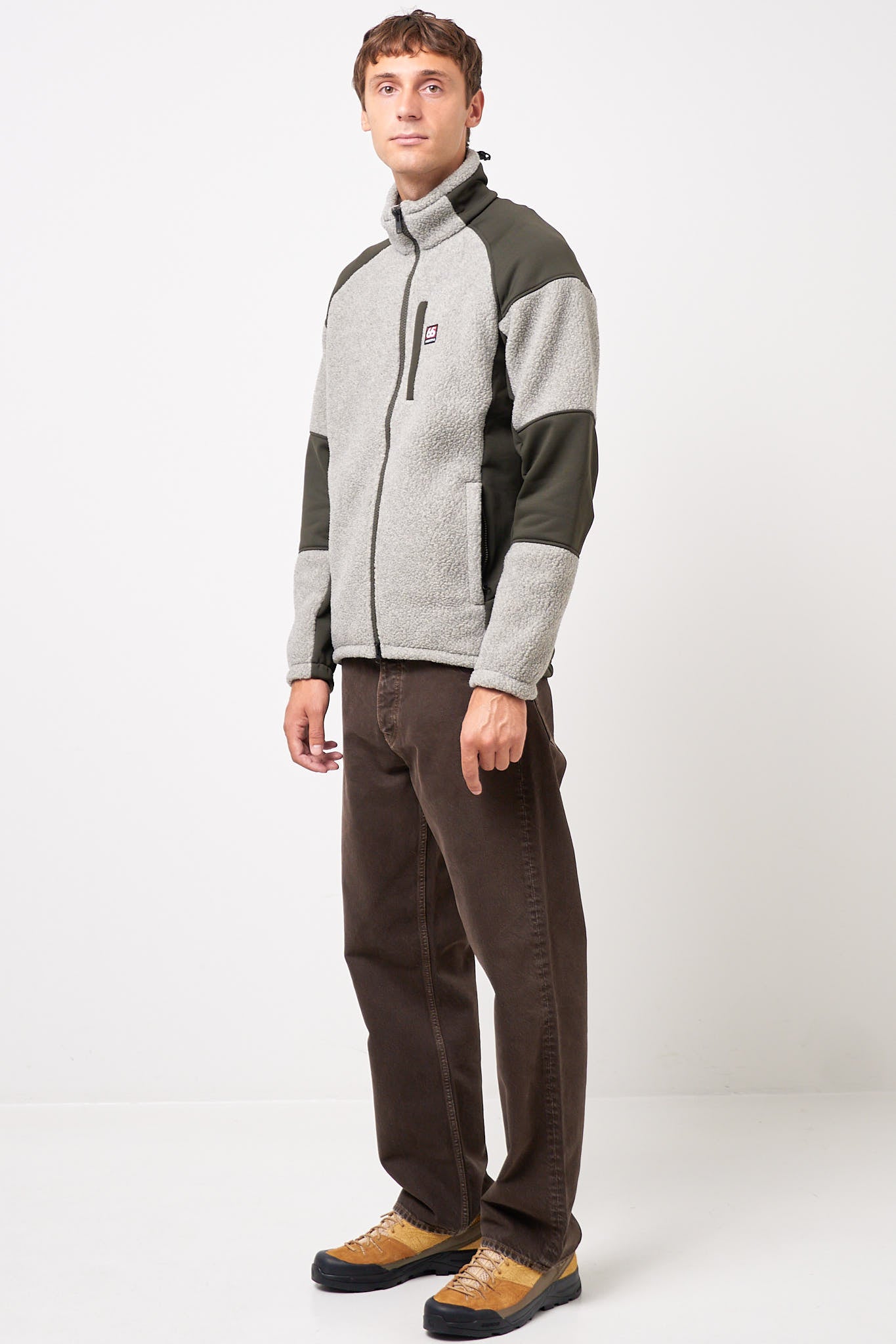 Tindur Shearling Jacket Stone