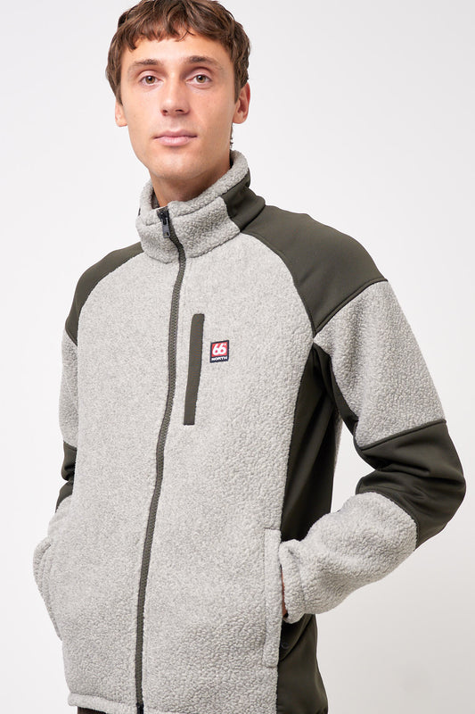 Tindur Shearling Jacket Stone