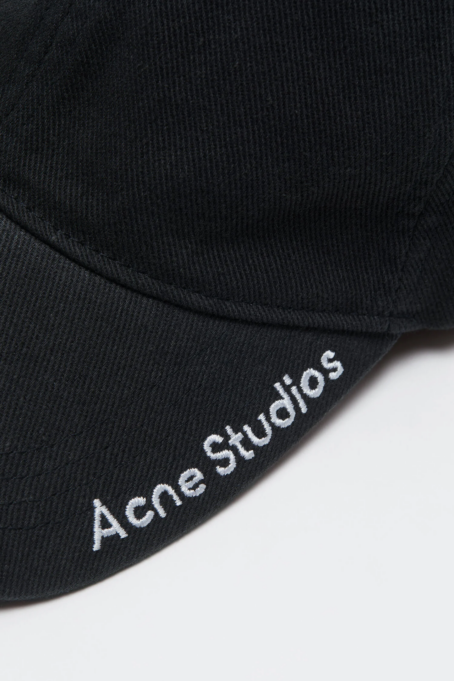 Twill Logo Cap Black