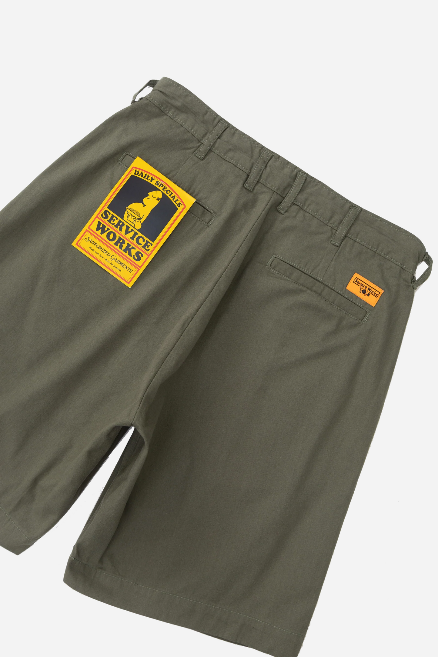 Twill Part Timer Shorts Olive