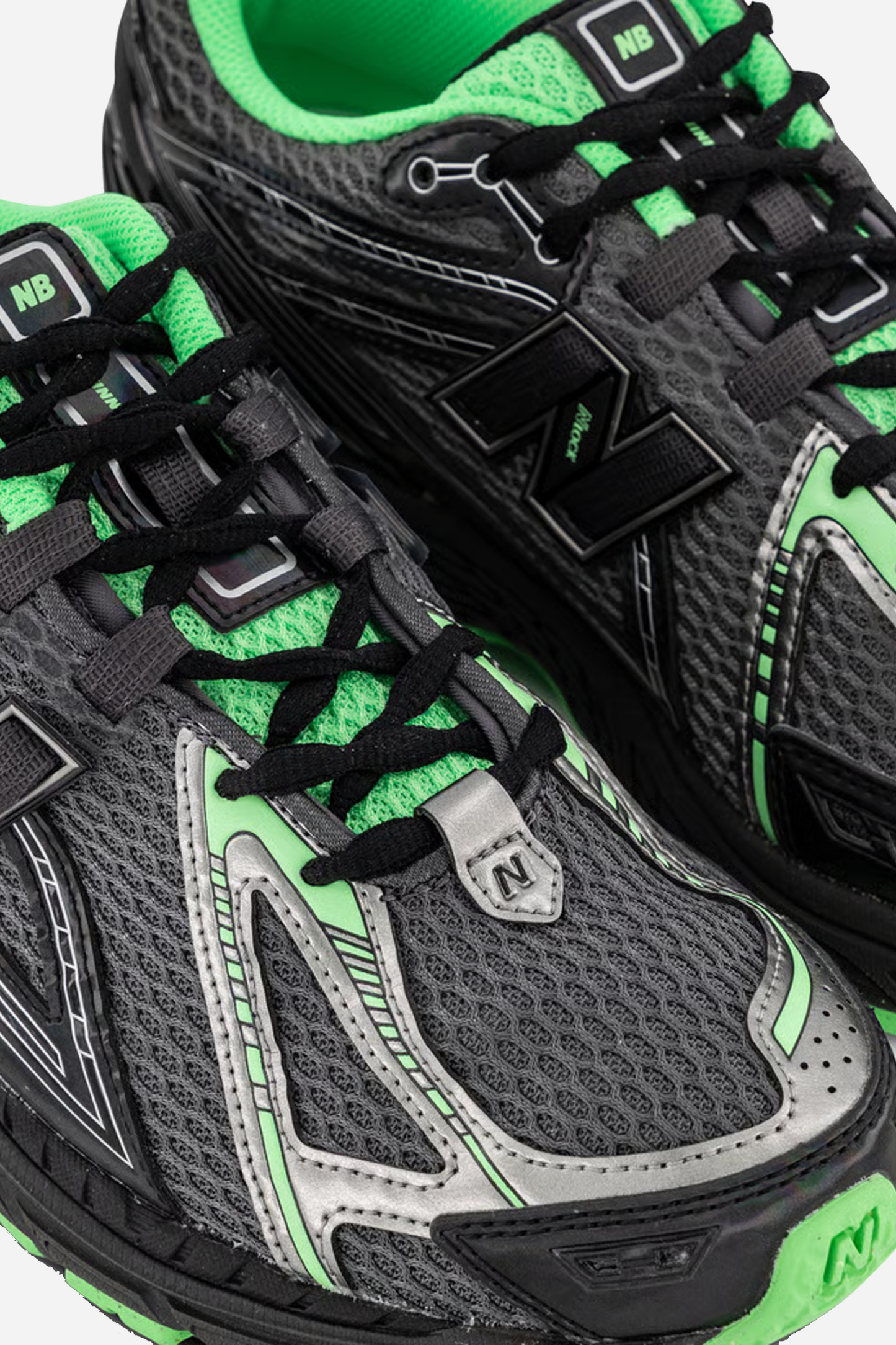 U1906RCT Dark Silver Metallic/Lime Leaf