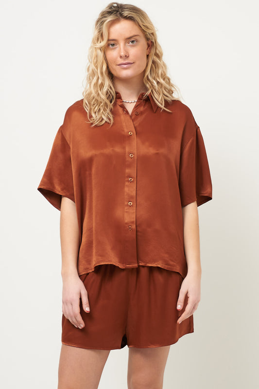 Unyl S/S Shirt Cinnamon