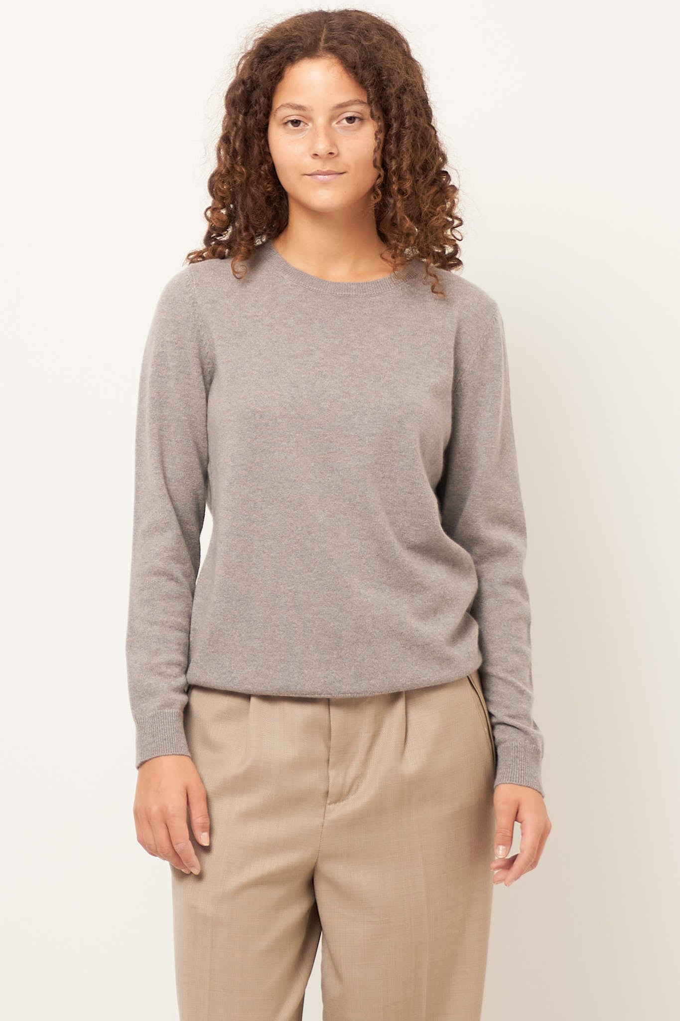 Vigga Cashmere Sweater Taupe