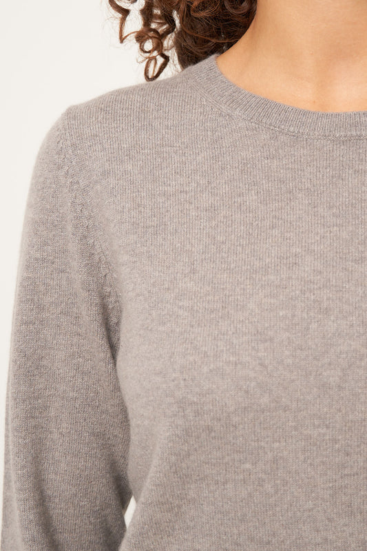 Vigga Cashmere Sweater Taupe