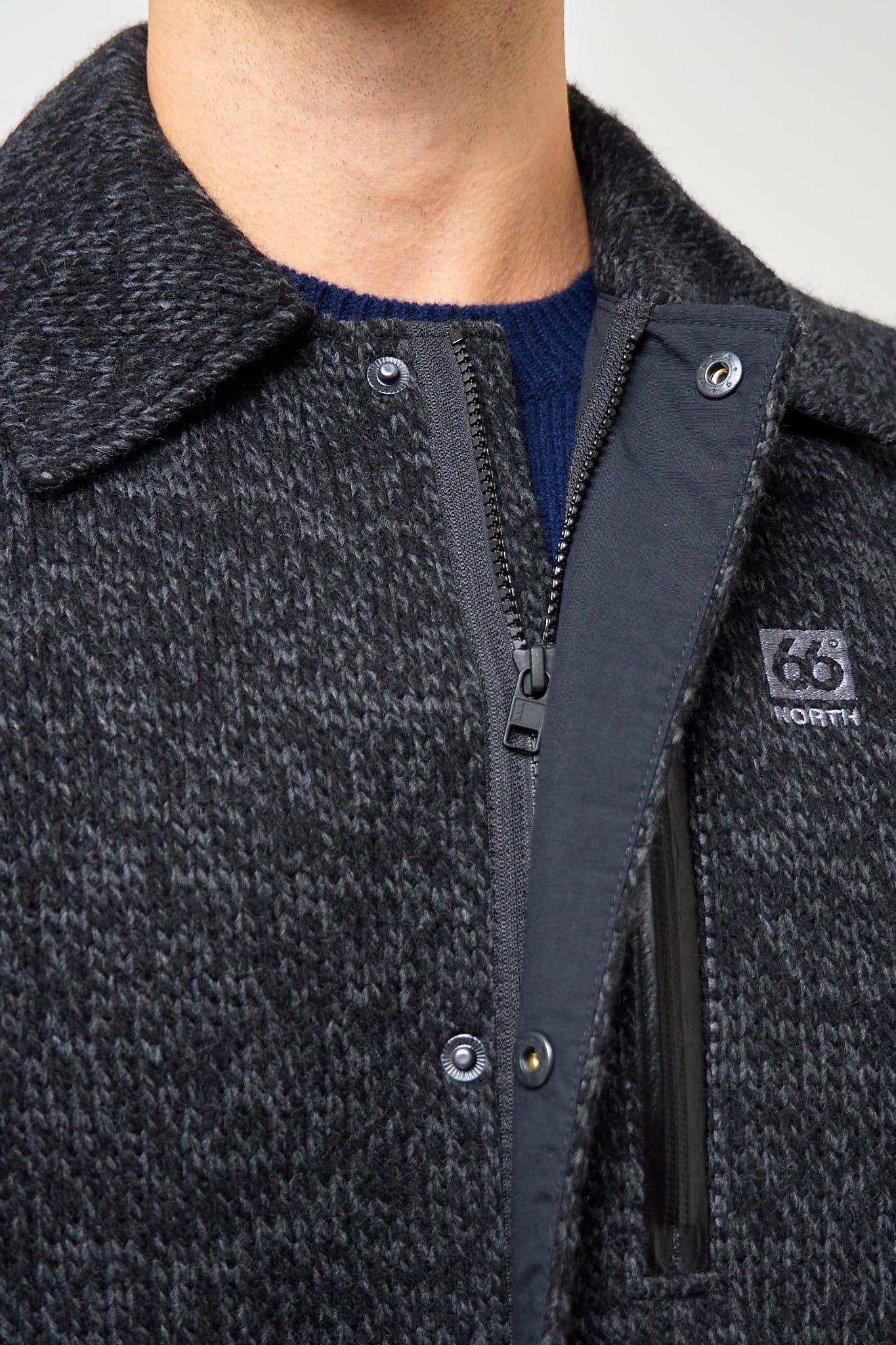 Vindur Coat Black Sand