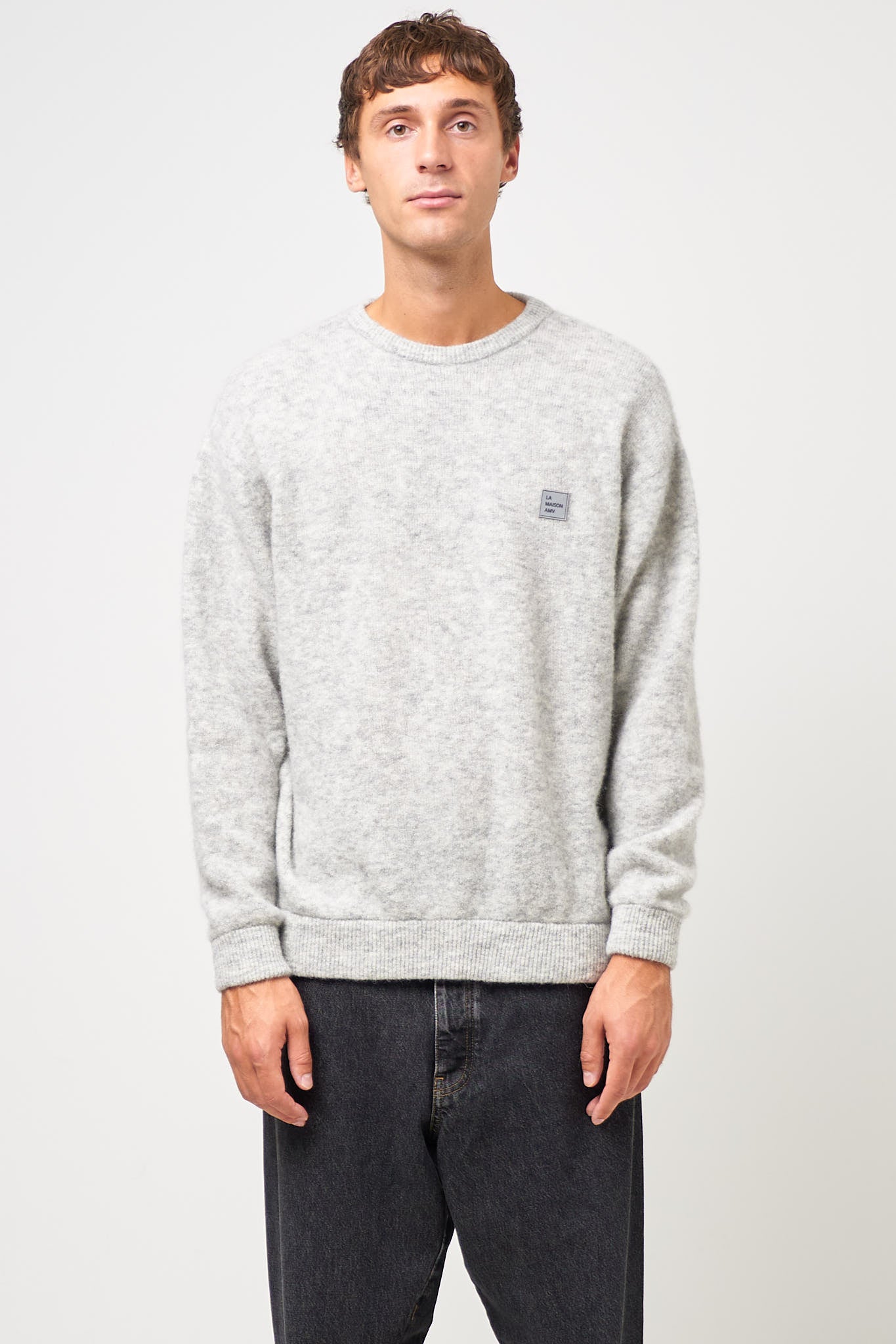 Vitow Sweater Light Grey Melange