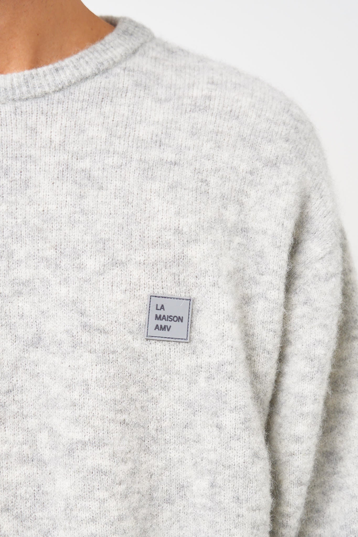 Vitow Sweater Light Grey Melange