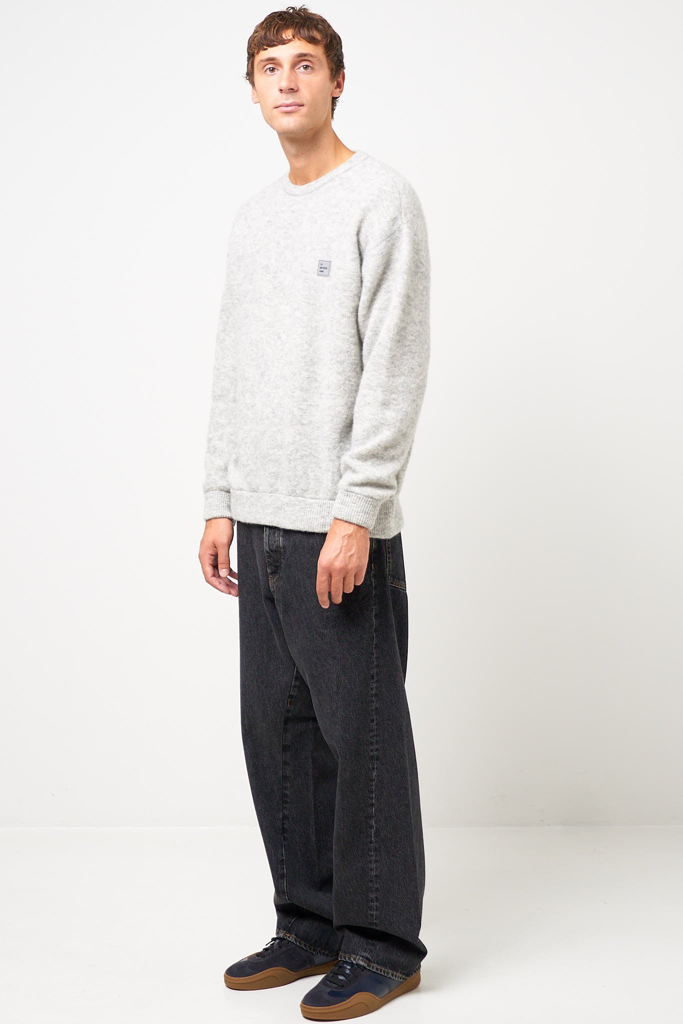 Vitow Sweater Light Grey Melange