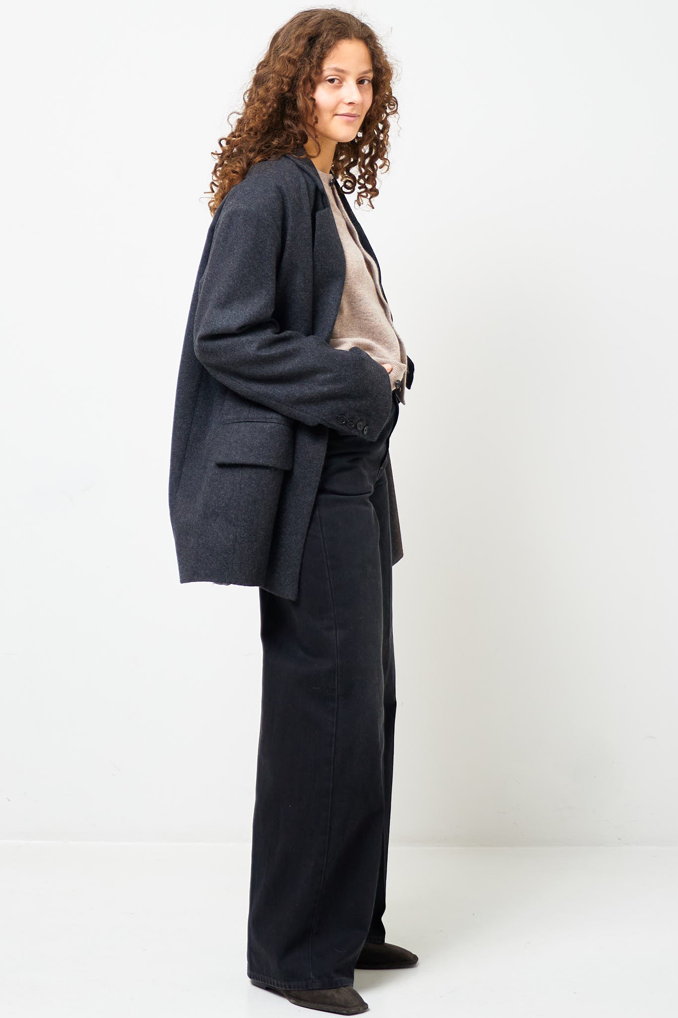 Vyenna Blazer Charcoal Melange