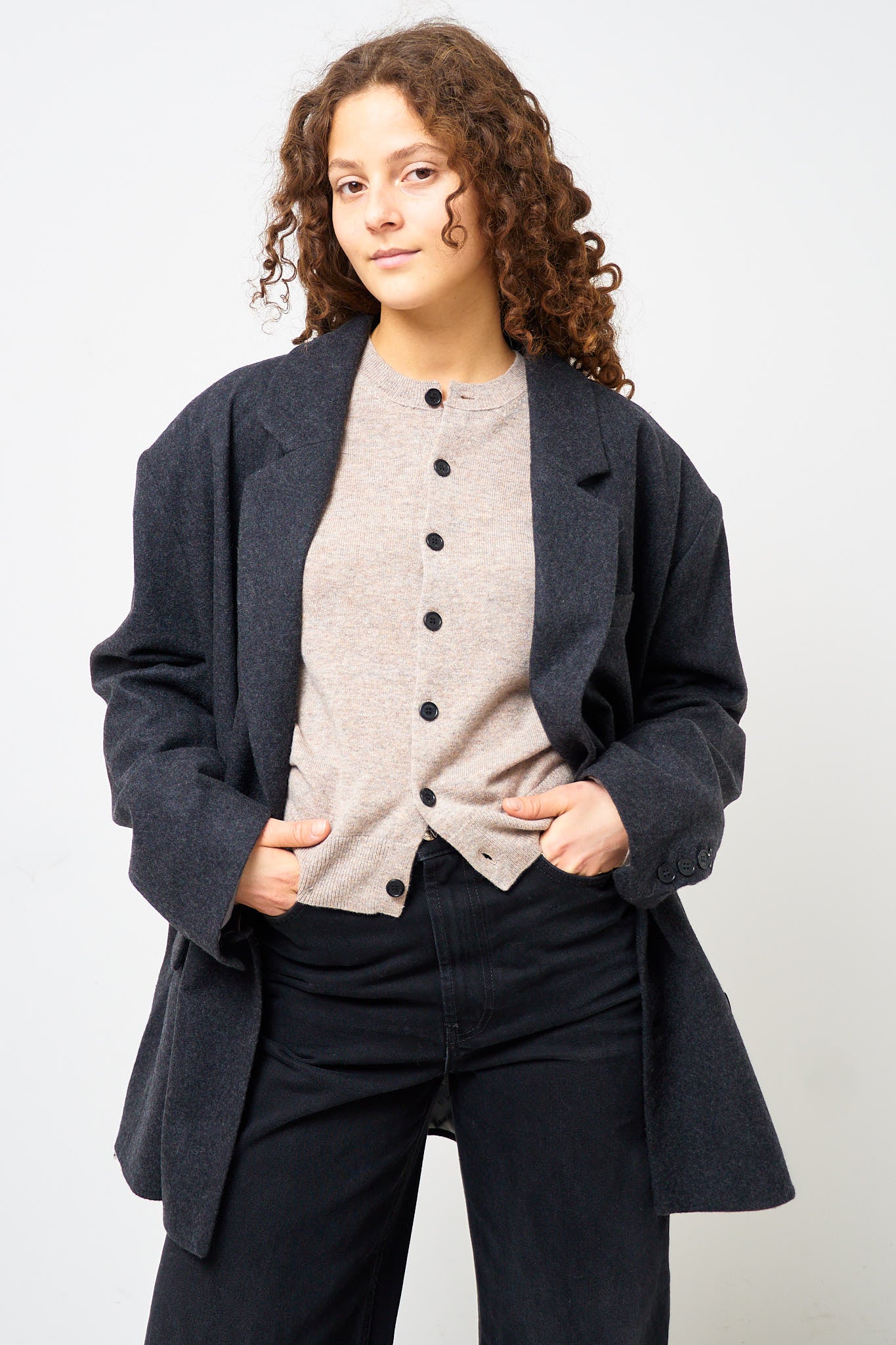 Vyenna Blazer Charcoal Melange