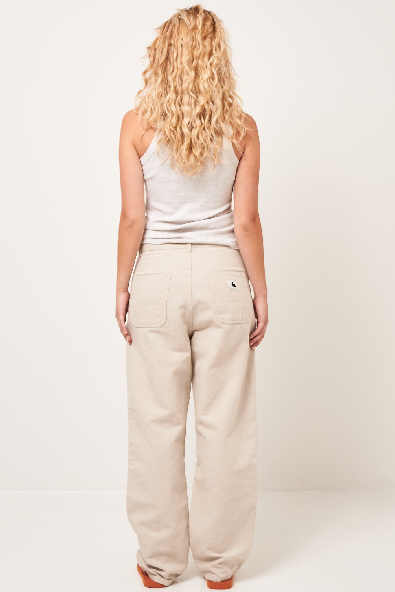 W' Ethel Double Knee Pant Natural Rinsed