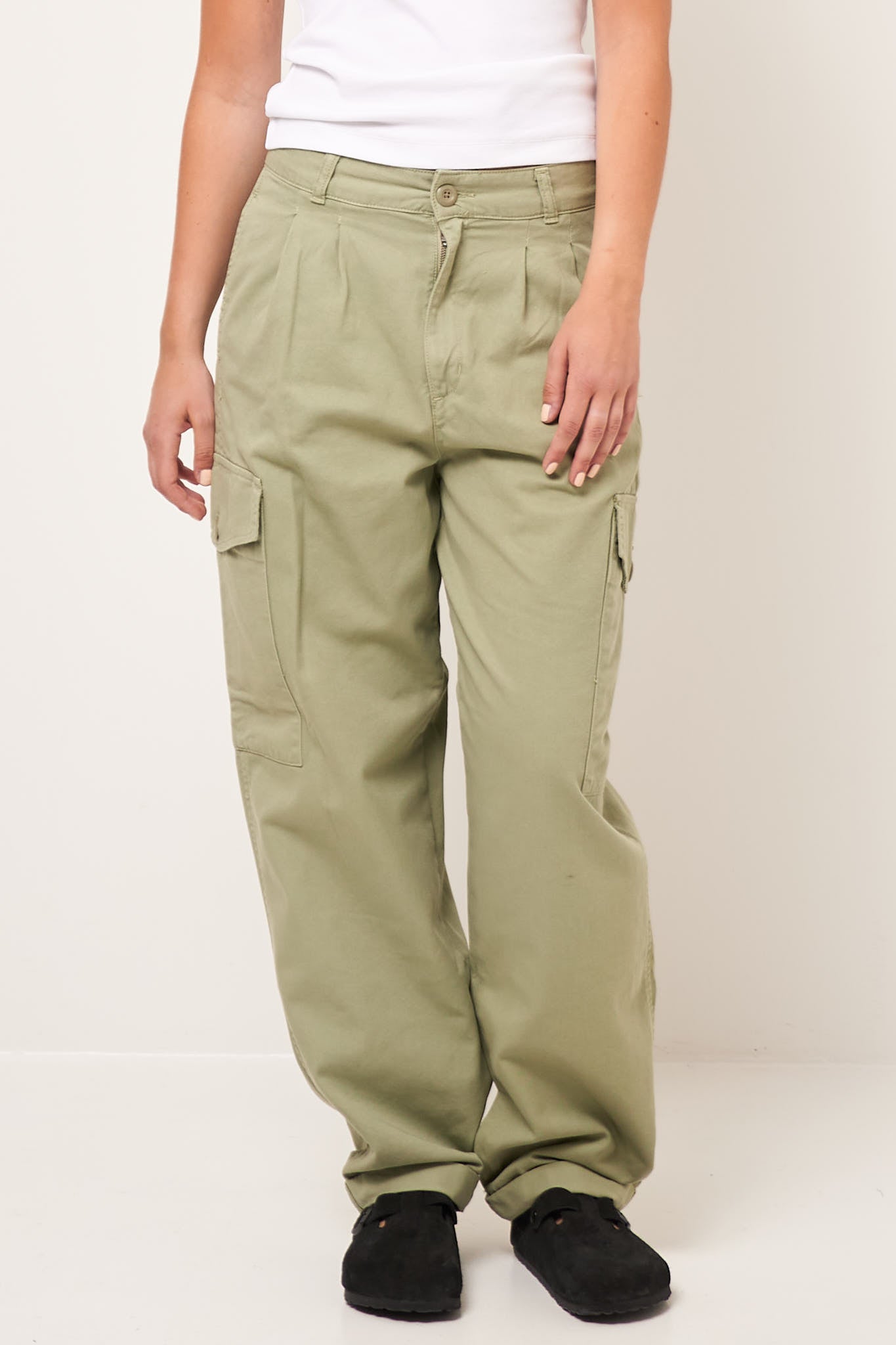 W' Collins Pant Misty Green