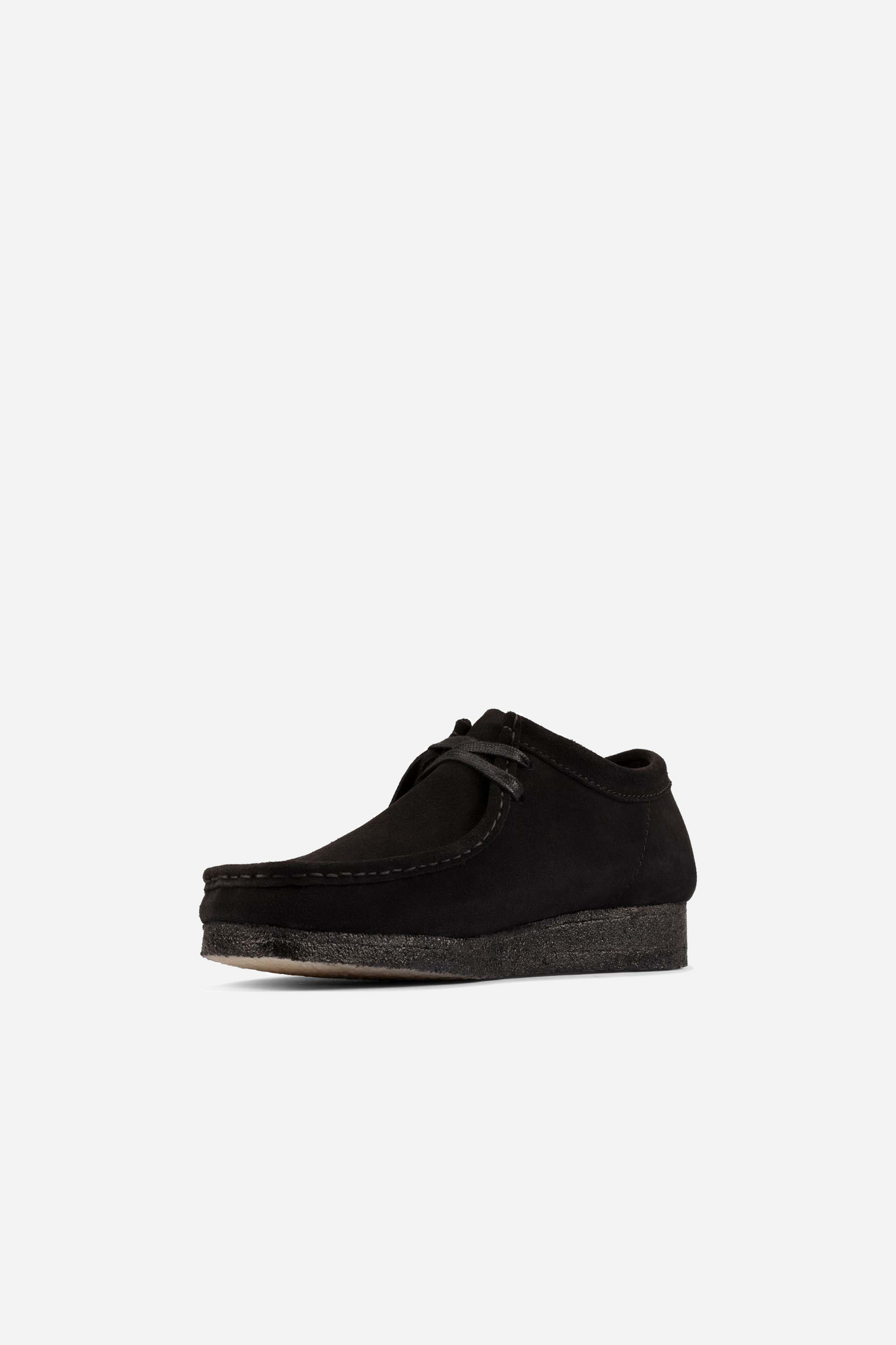 Wallabee Black Suede