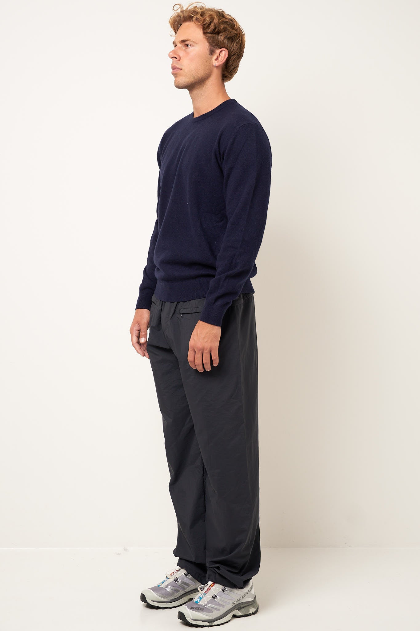 Waylon Lambswool Sweater Navy