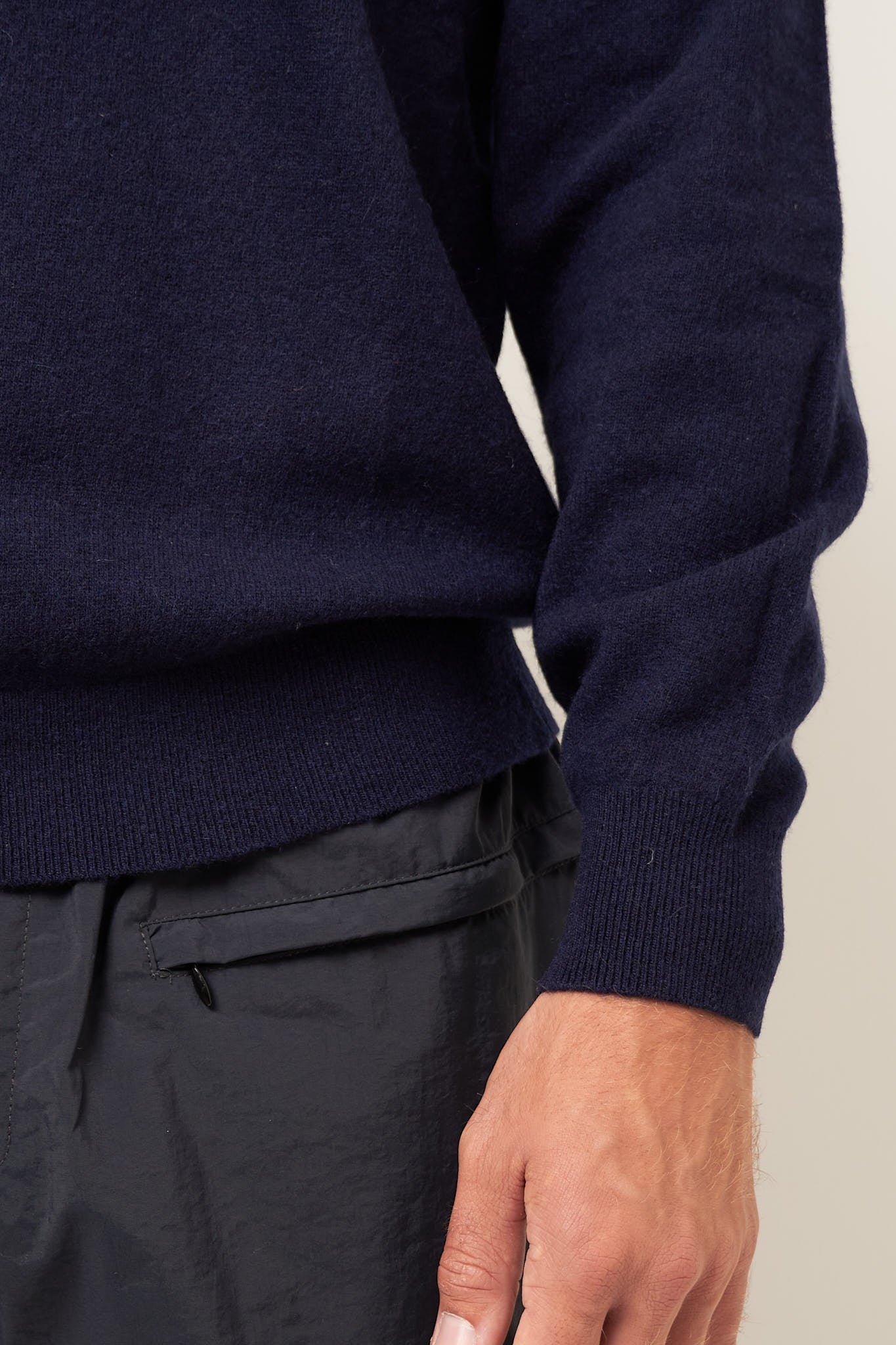 Waylon Lambswool Sweater Navy