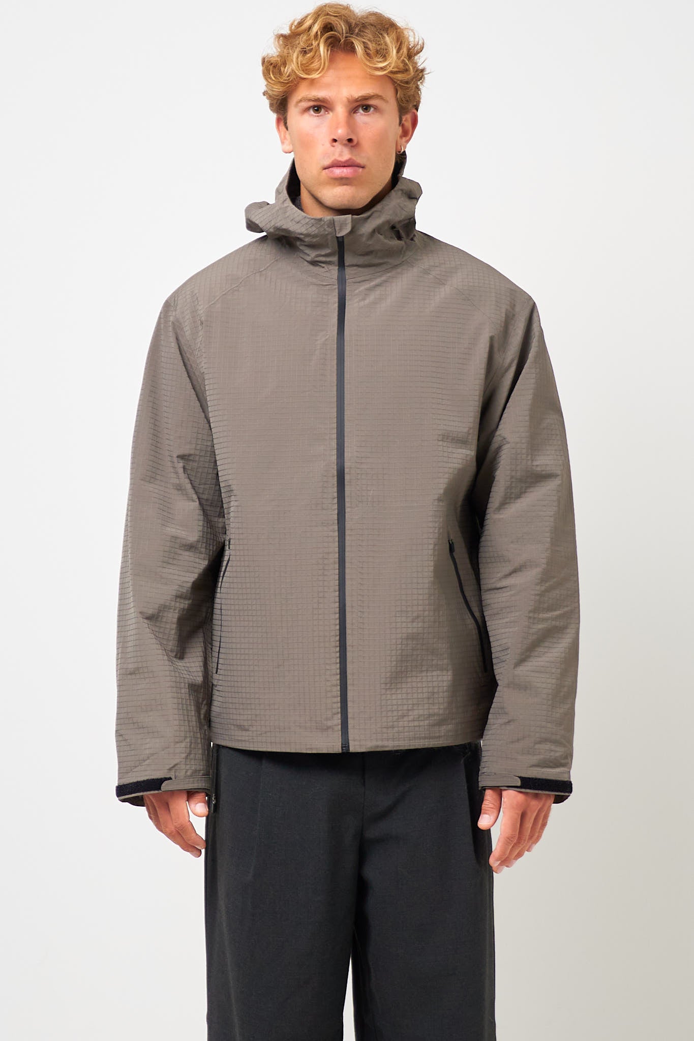 Waypoint Ripstop Hooded Jacket Dark Taupe
