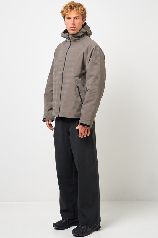 Waypoint Ripstop Hooded Jacket Dark Taupe