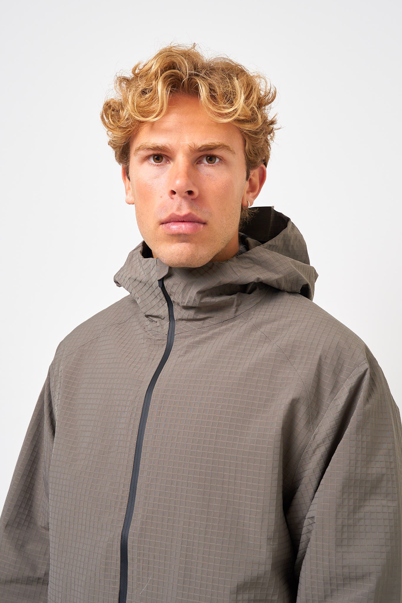 Waypoint Ripstop Hooded Jacket Dark Taupe