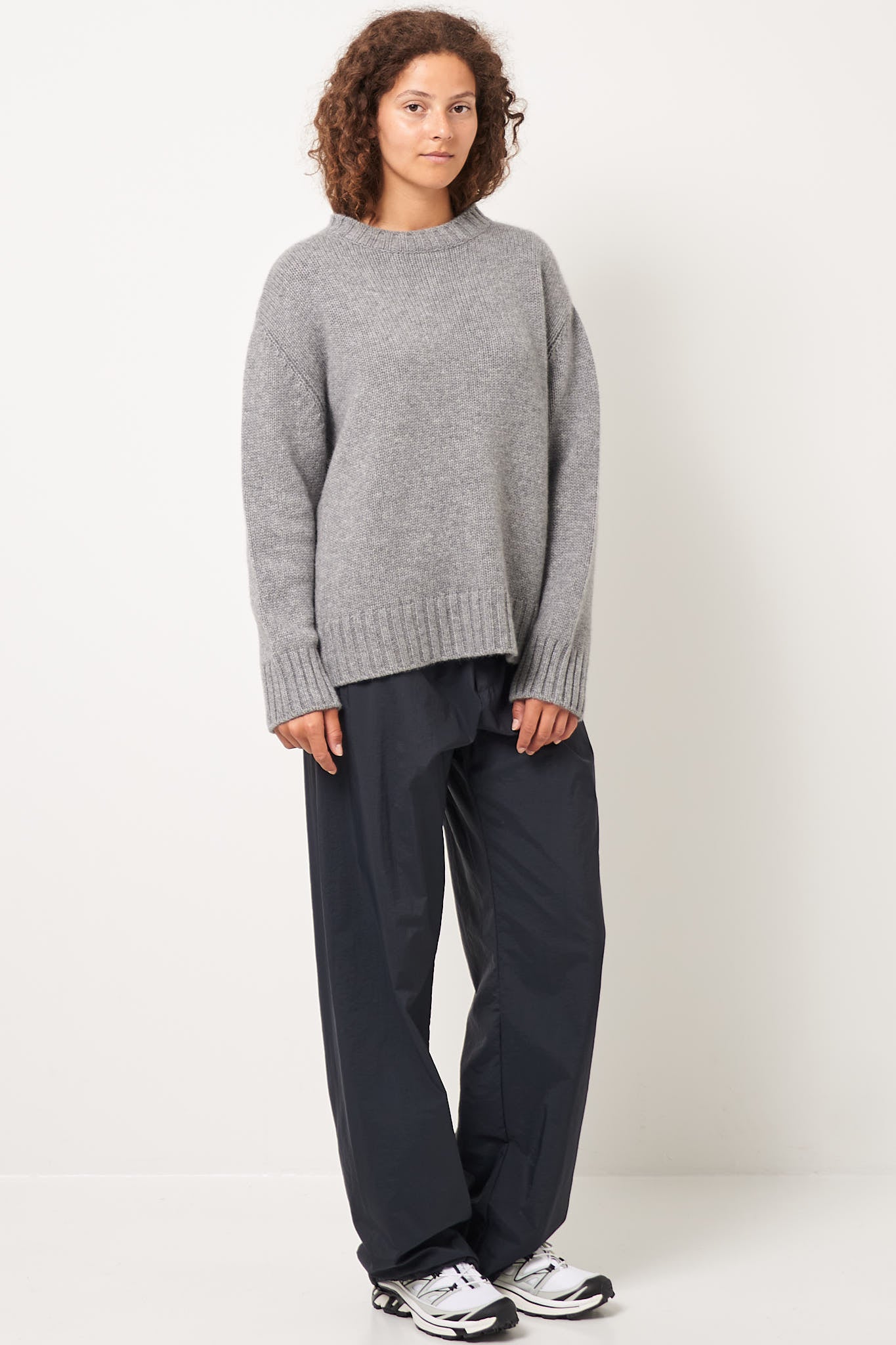 Wega Cashmere Sweater City Grey Melange