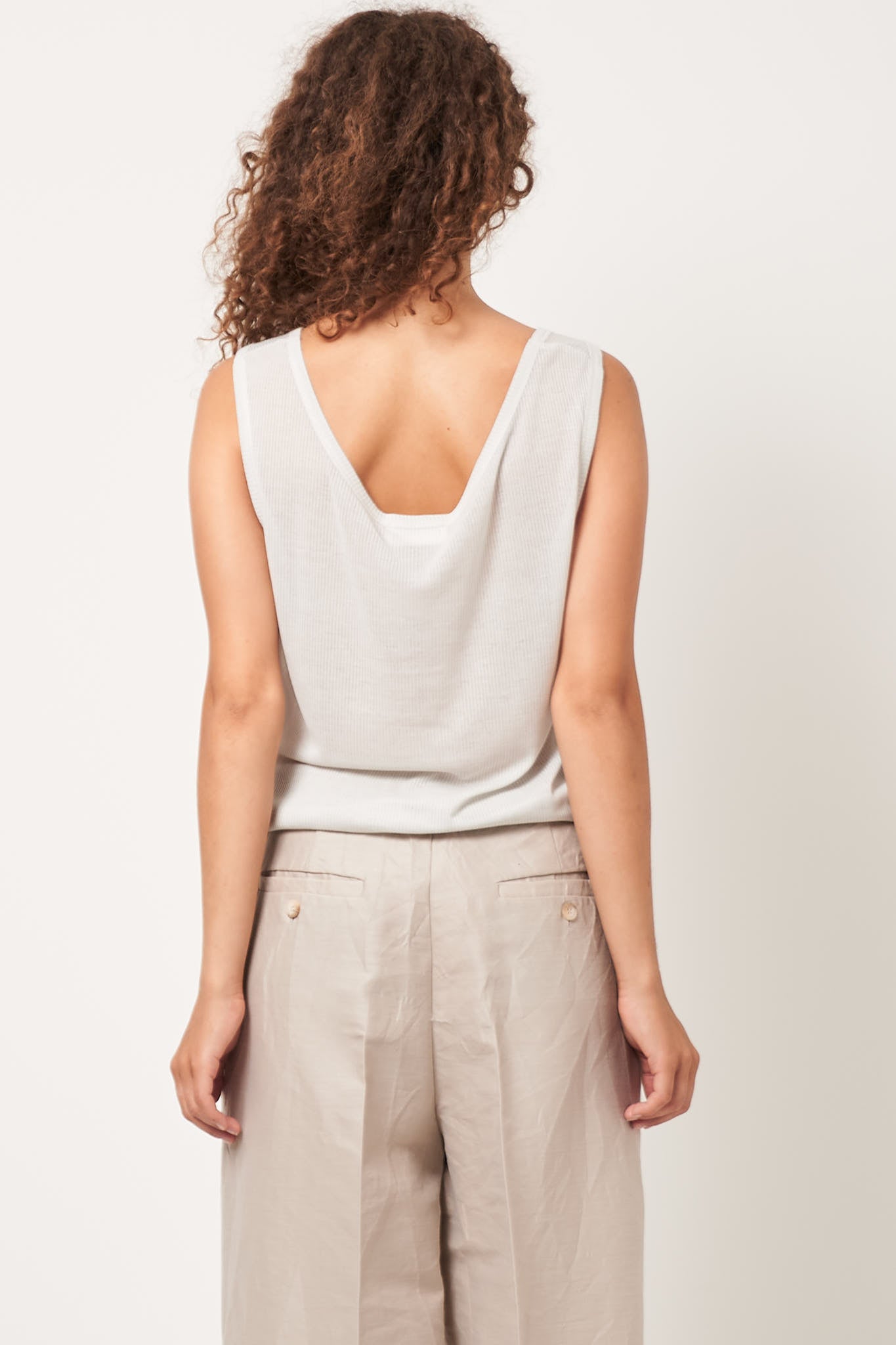 Wen Tank Top Light Beige