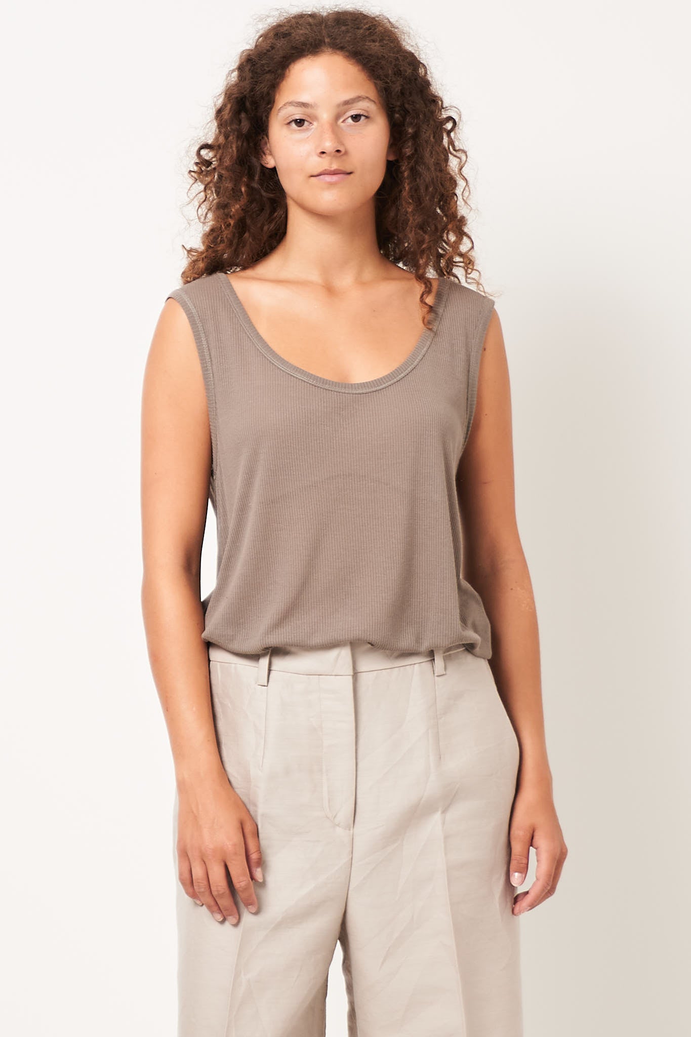 Wen Tank Top Taupe